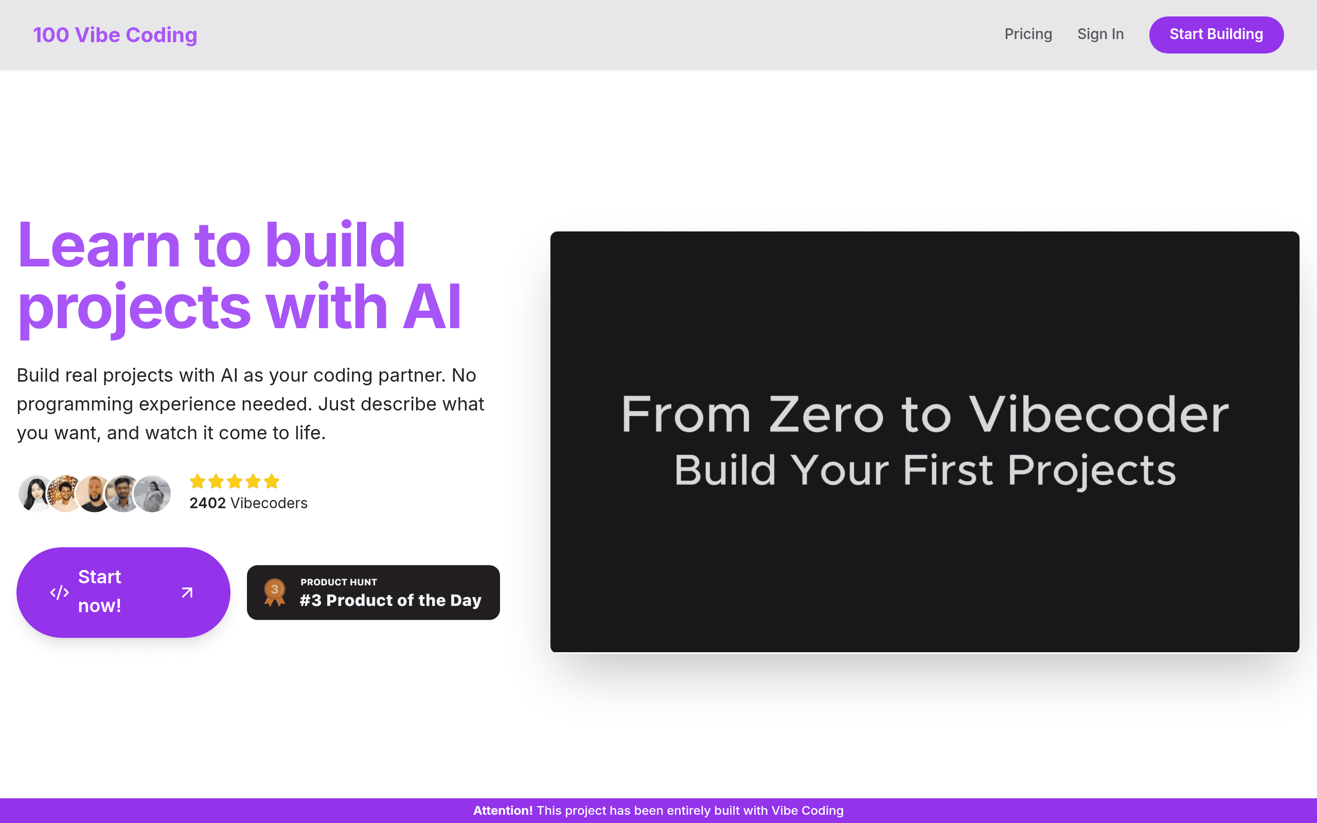 100 Vibe Coding
