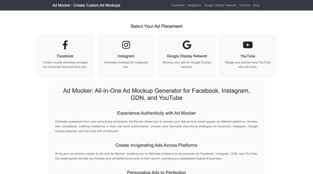Ad Mocker