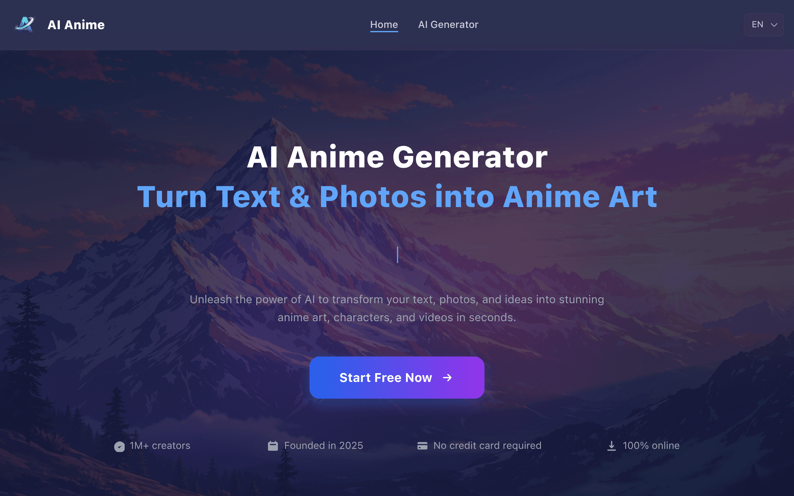 AI Anime Generator