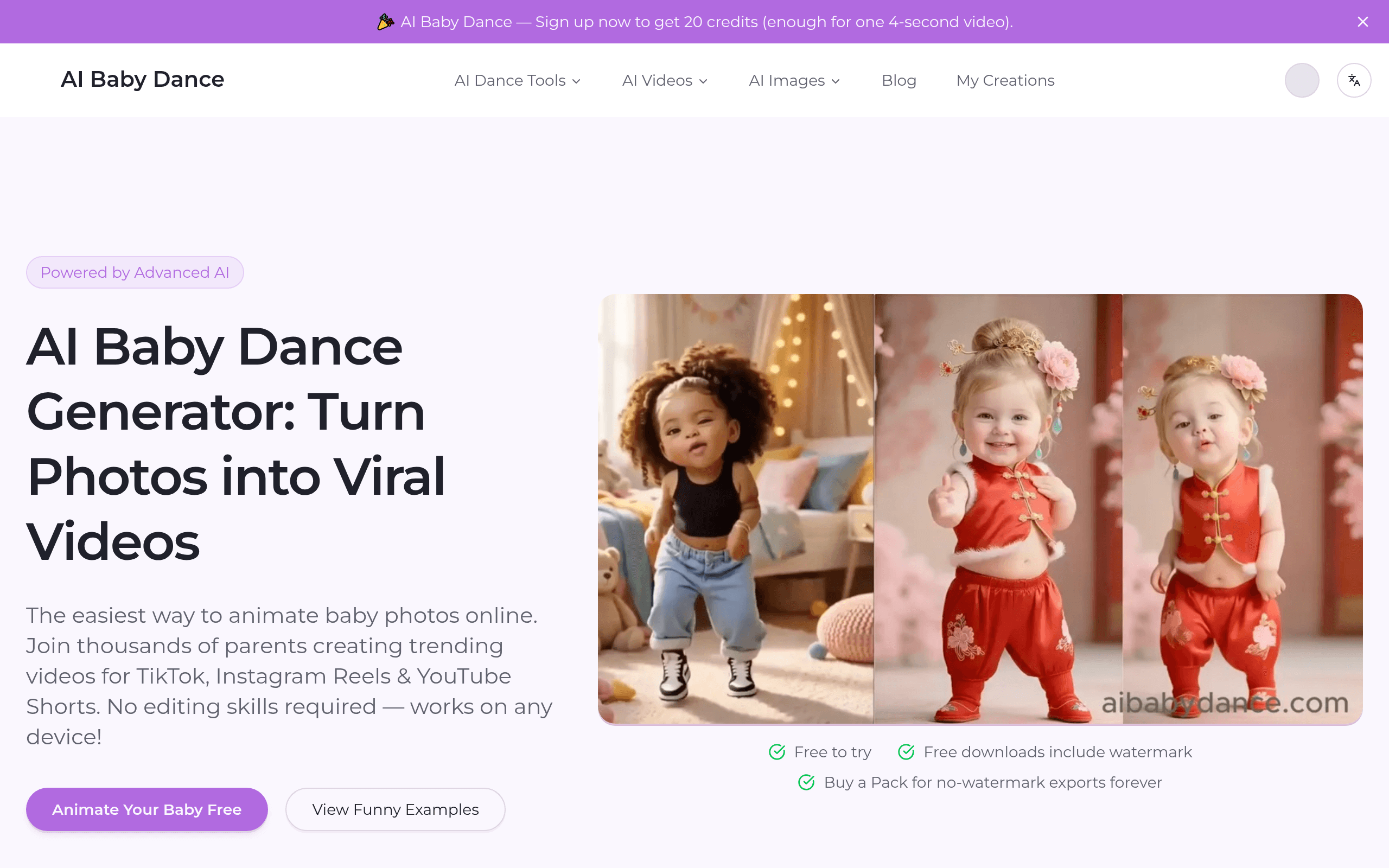 AI Baby Dance