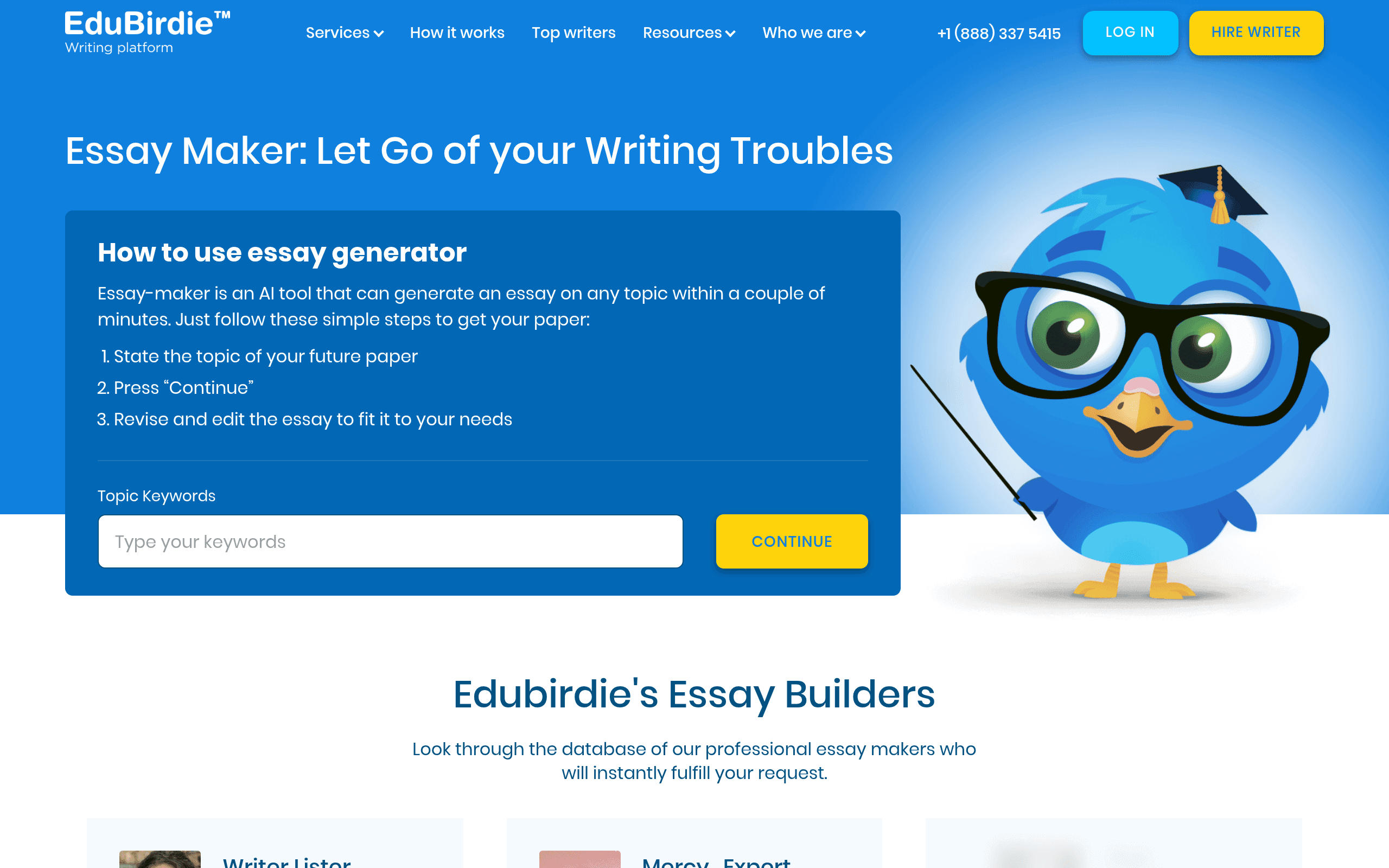 AI Essay Writer by CustomWriting