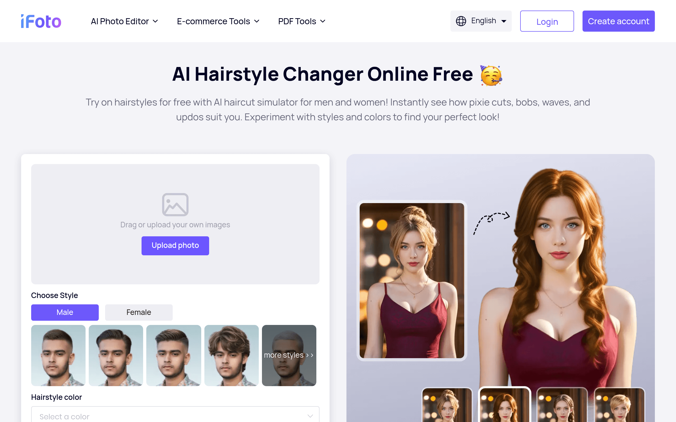 AI Hairstyle Online