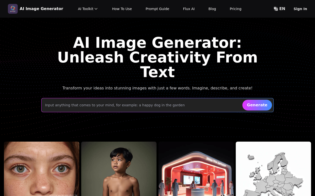 AI Image Generator From Text Free Online