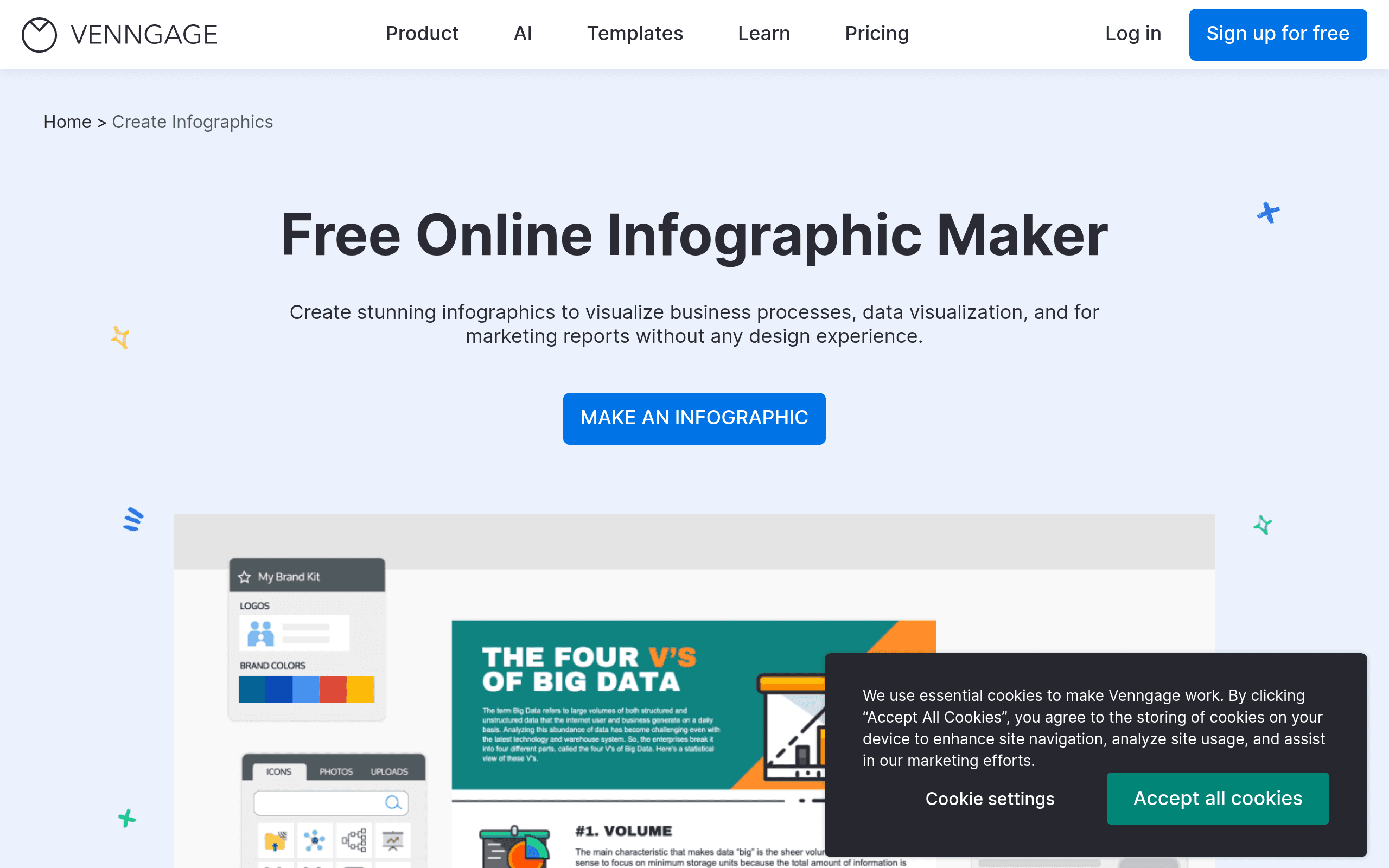 AI Infographic Generator - Venngage