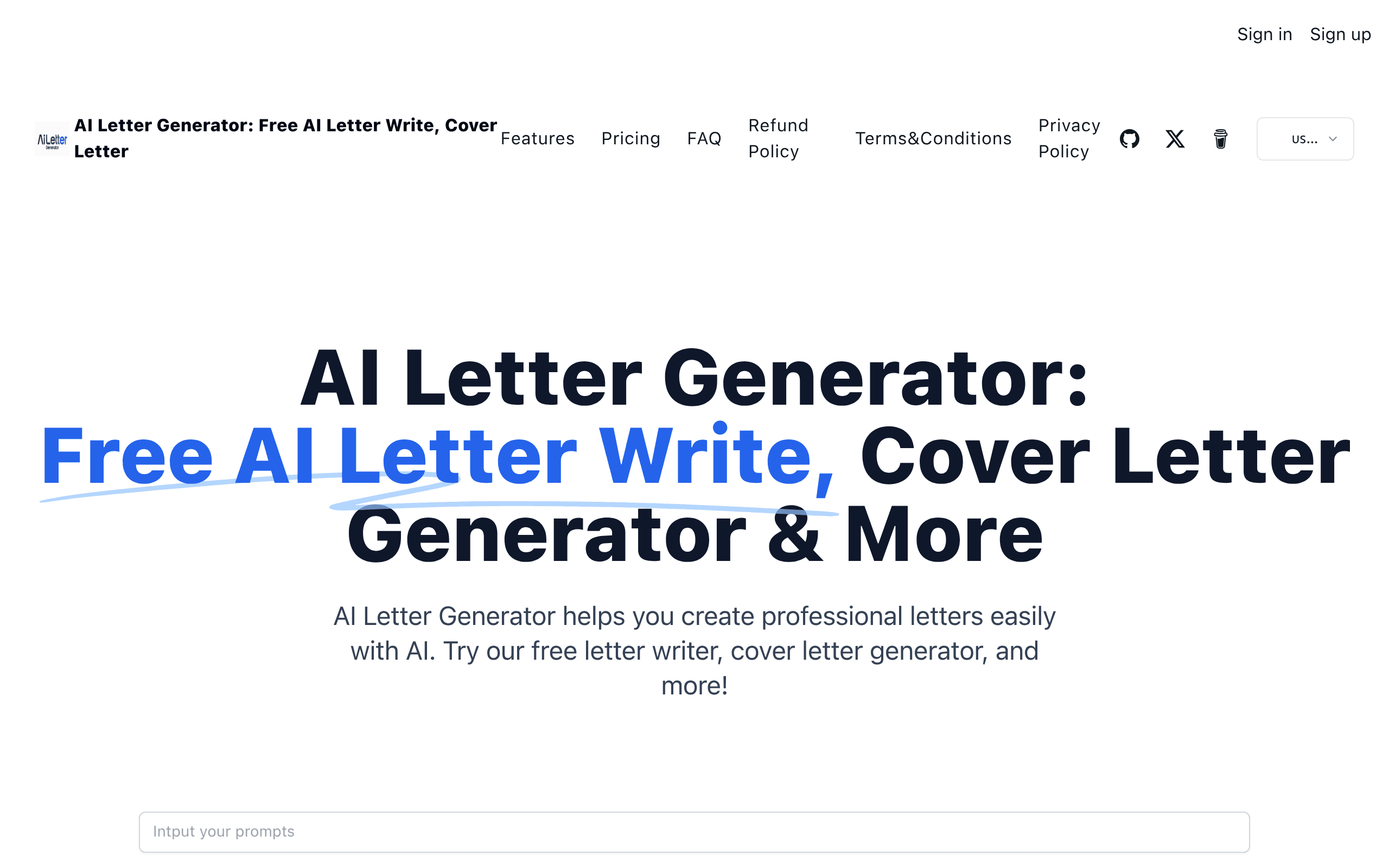 AI Letter Generator