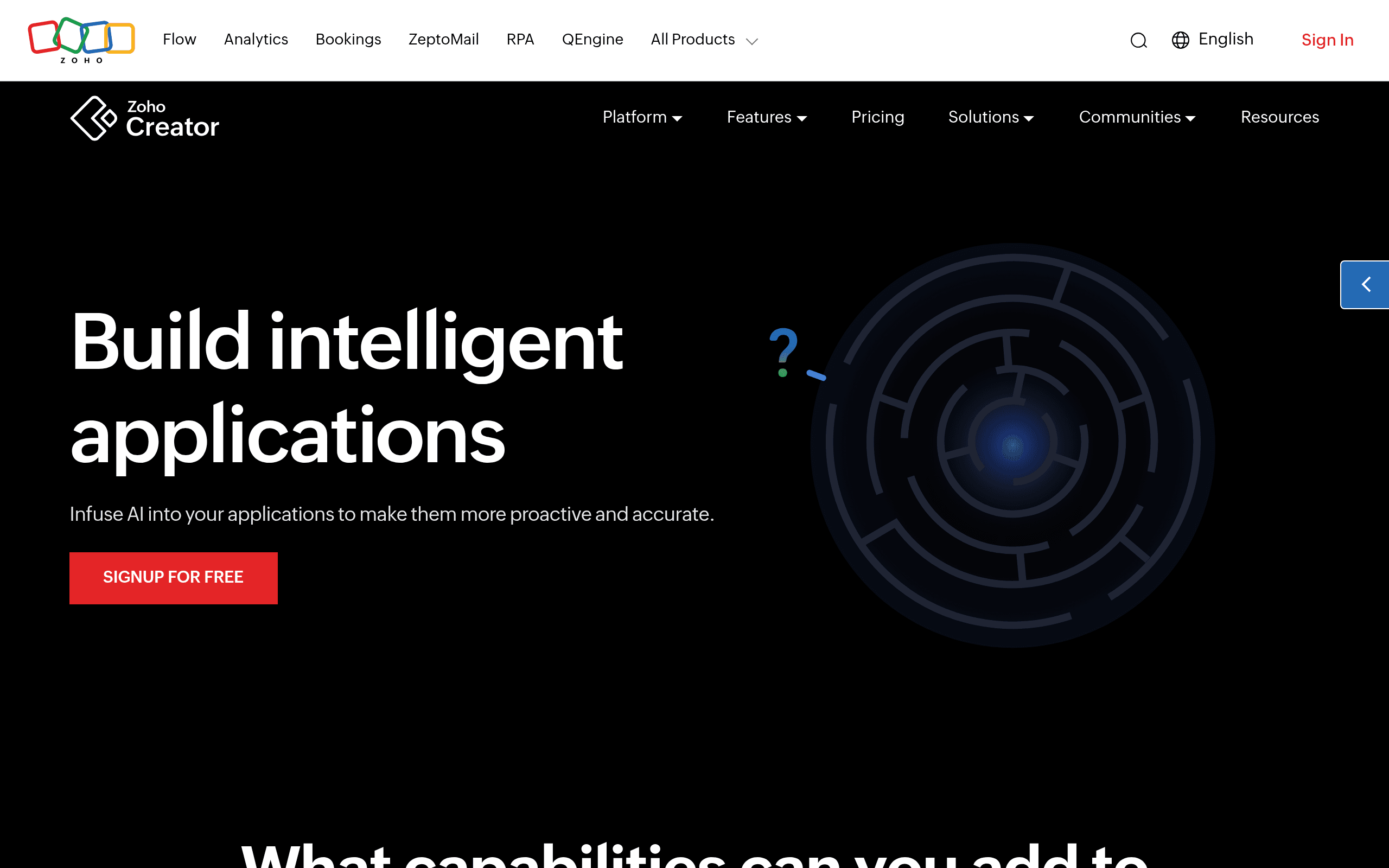 AI Modeler | Zoho Creator