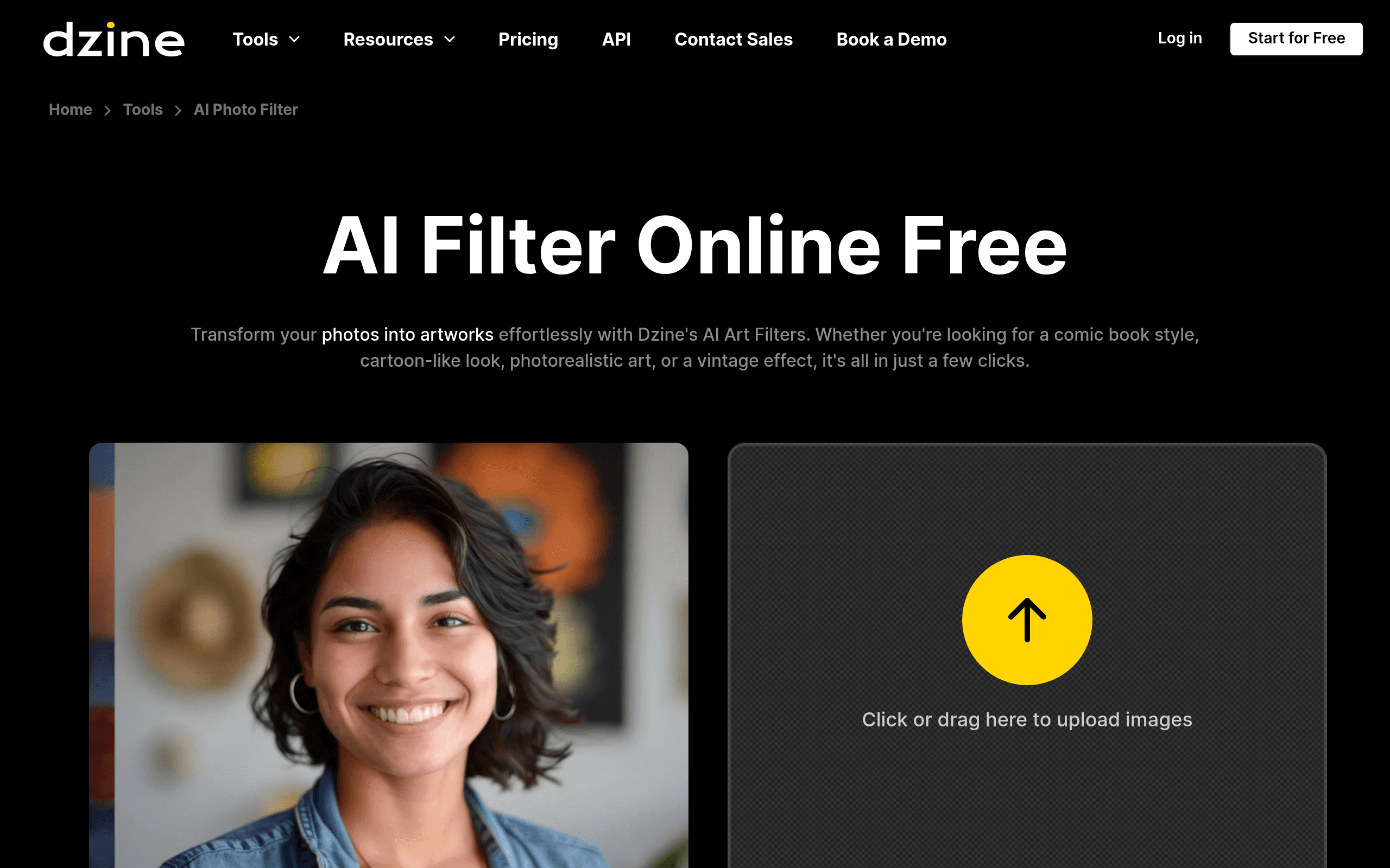 AI Photo Filter by Stylar