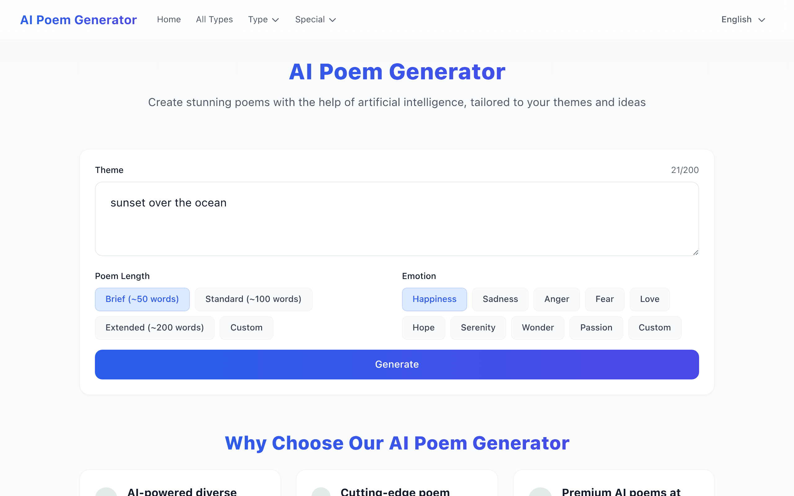 AI Poem Generator
