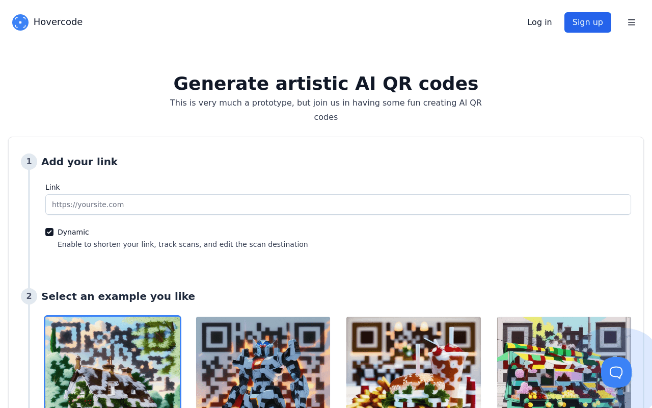 AI QR code generator
