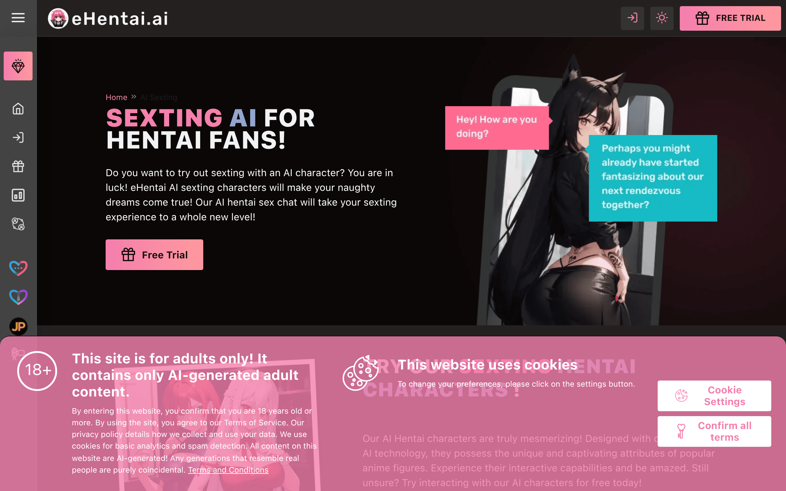 AI Sexting by eHentai.ai that works!