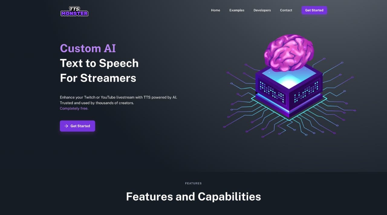 AI Tts Platform For Twitch Streamers