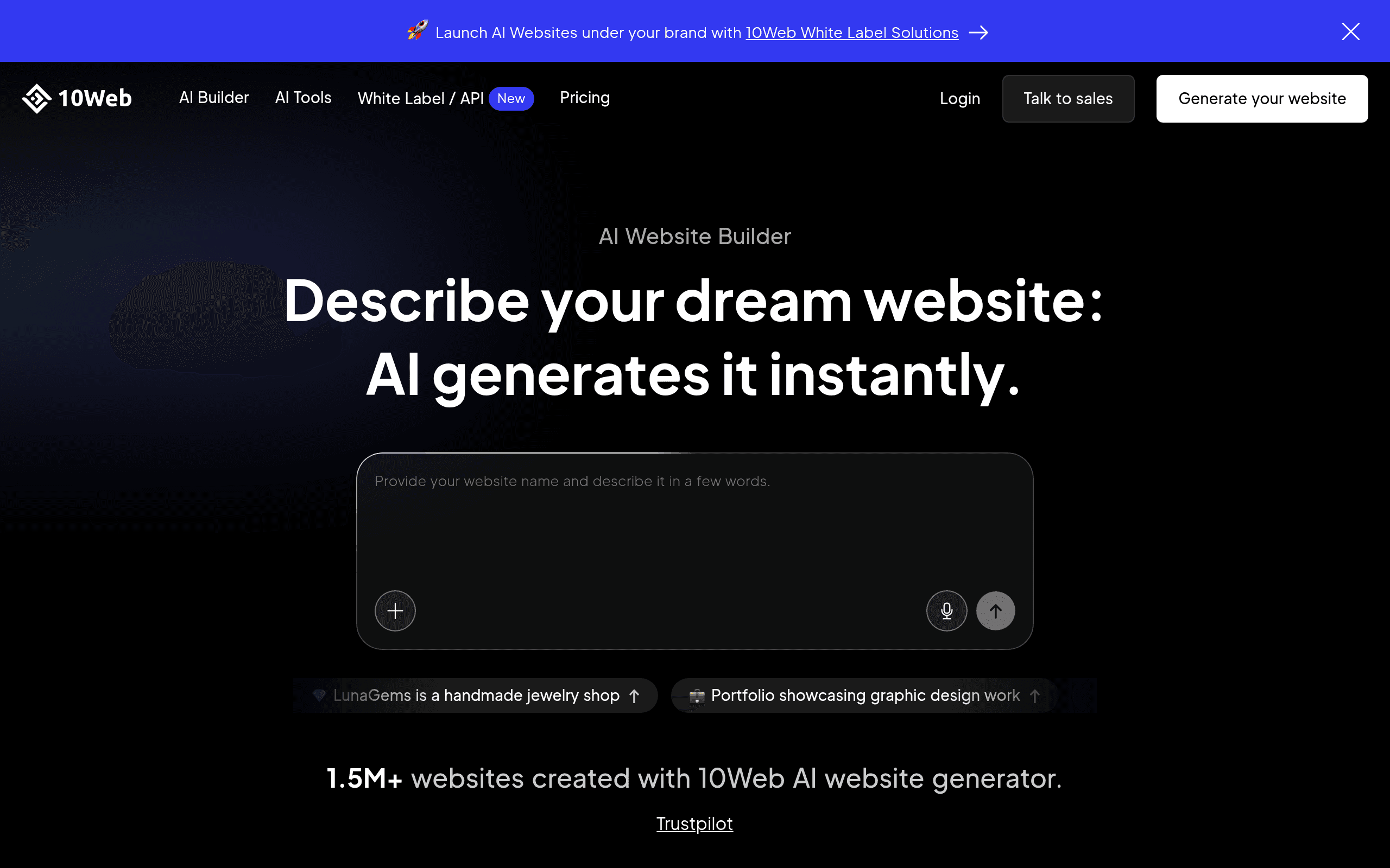 AI Website Builder 2.0