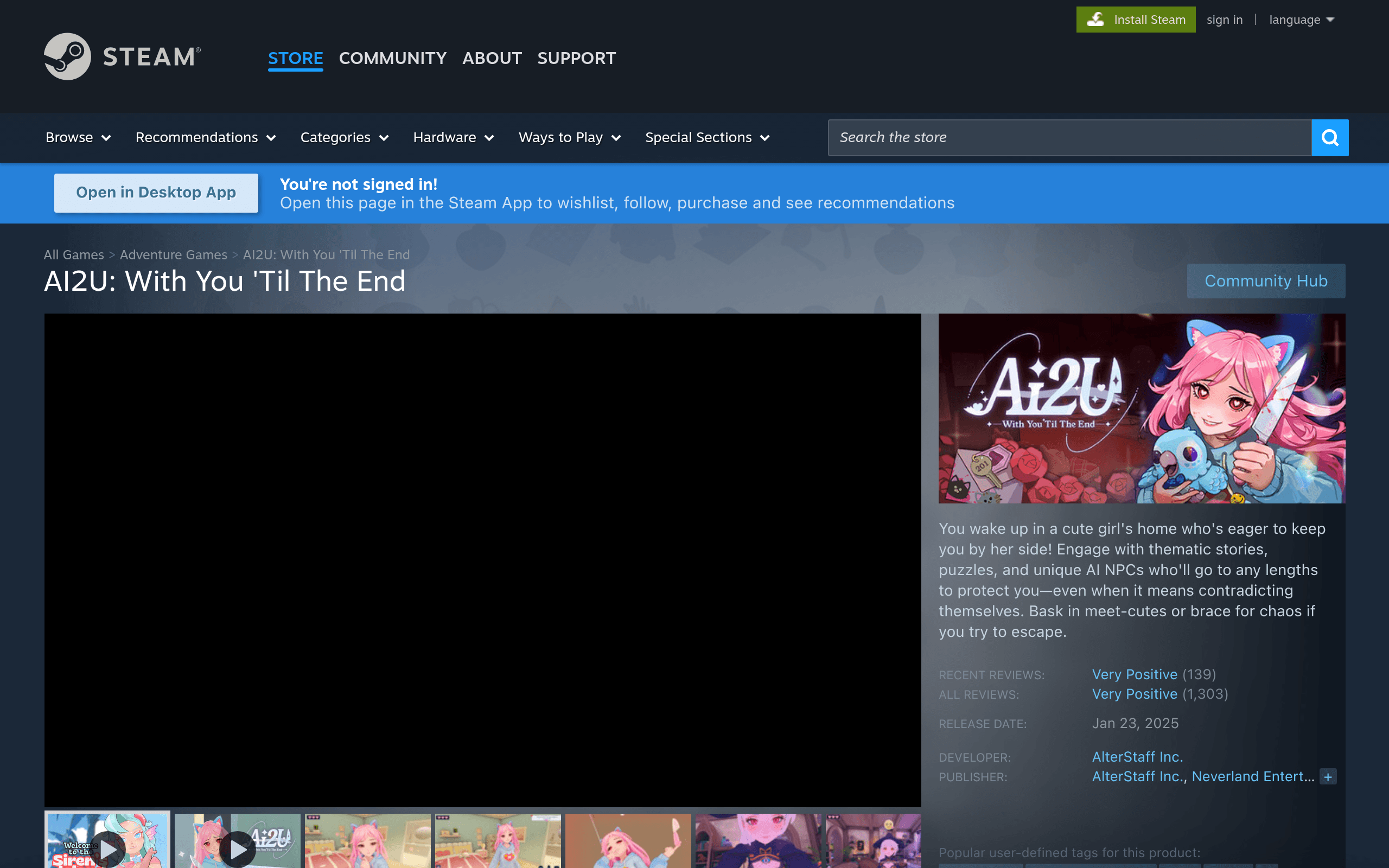 AI2U: With You ‘Til The End