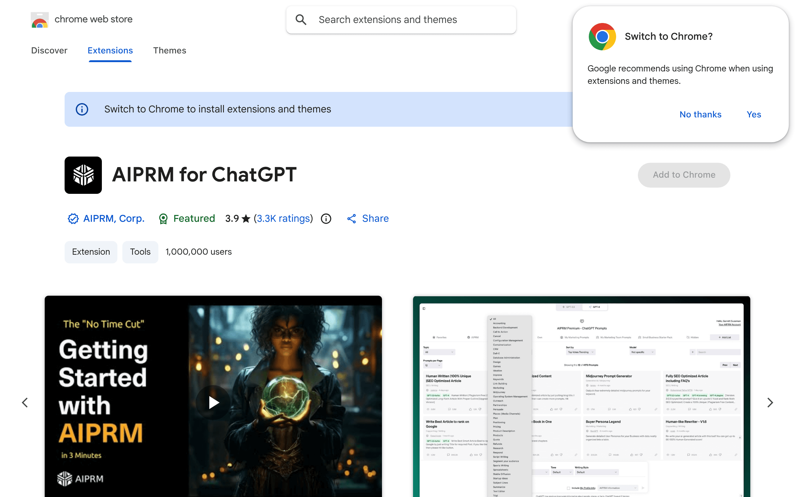 AIPRM ChatGPT