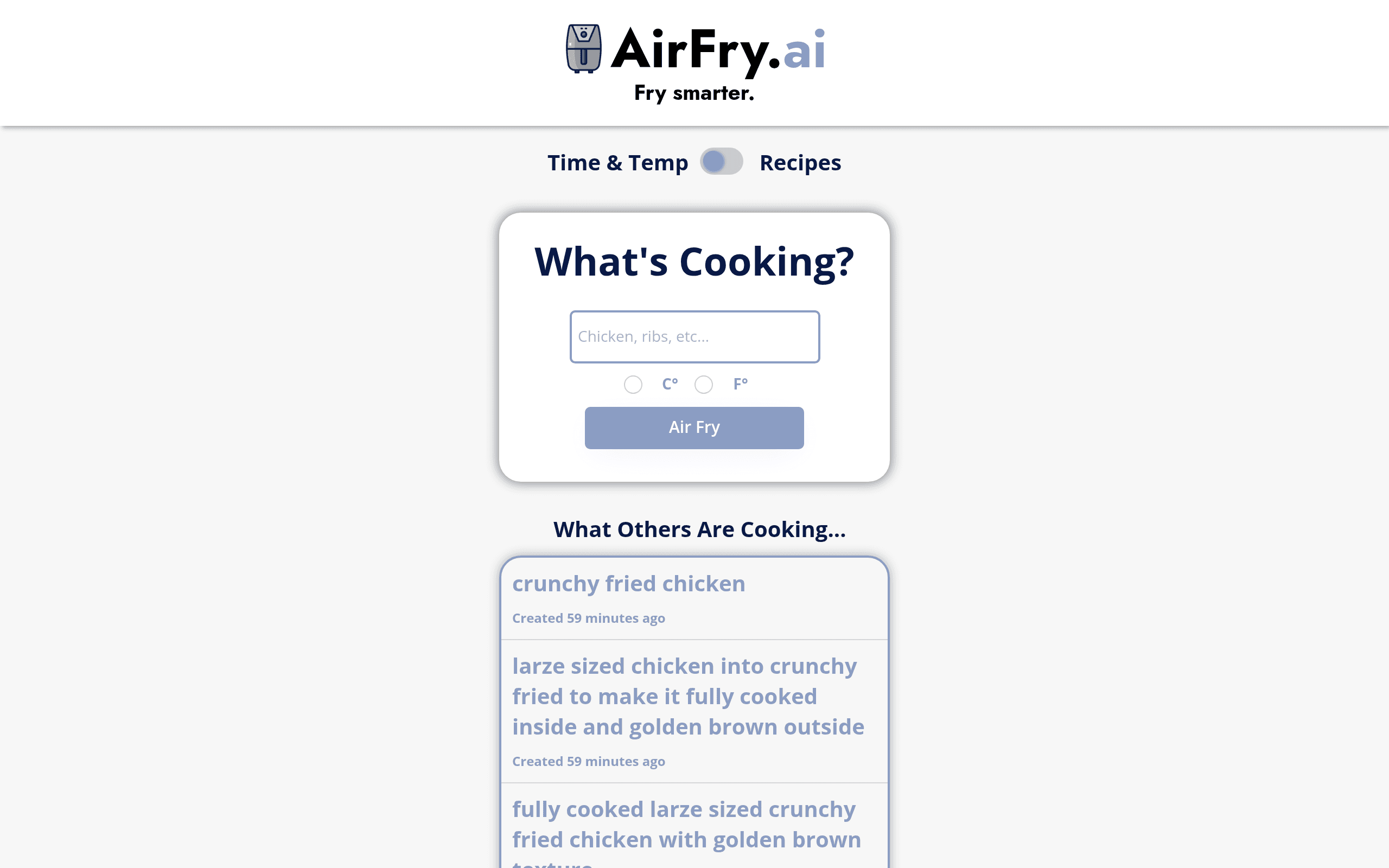 AirFry AI