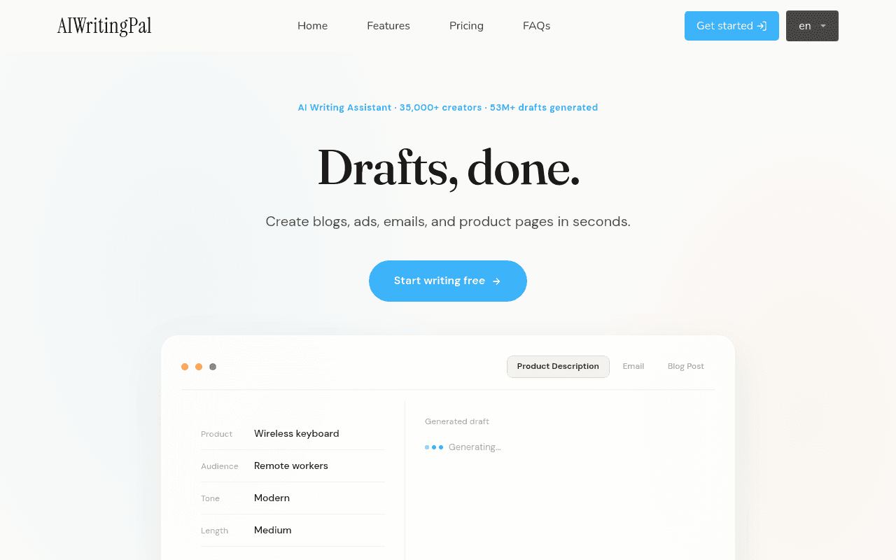 AIWritingPal
