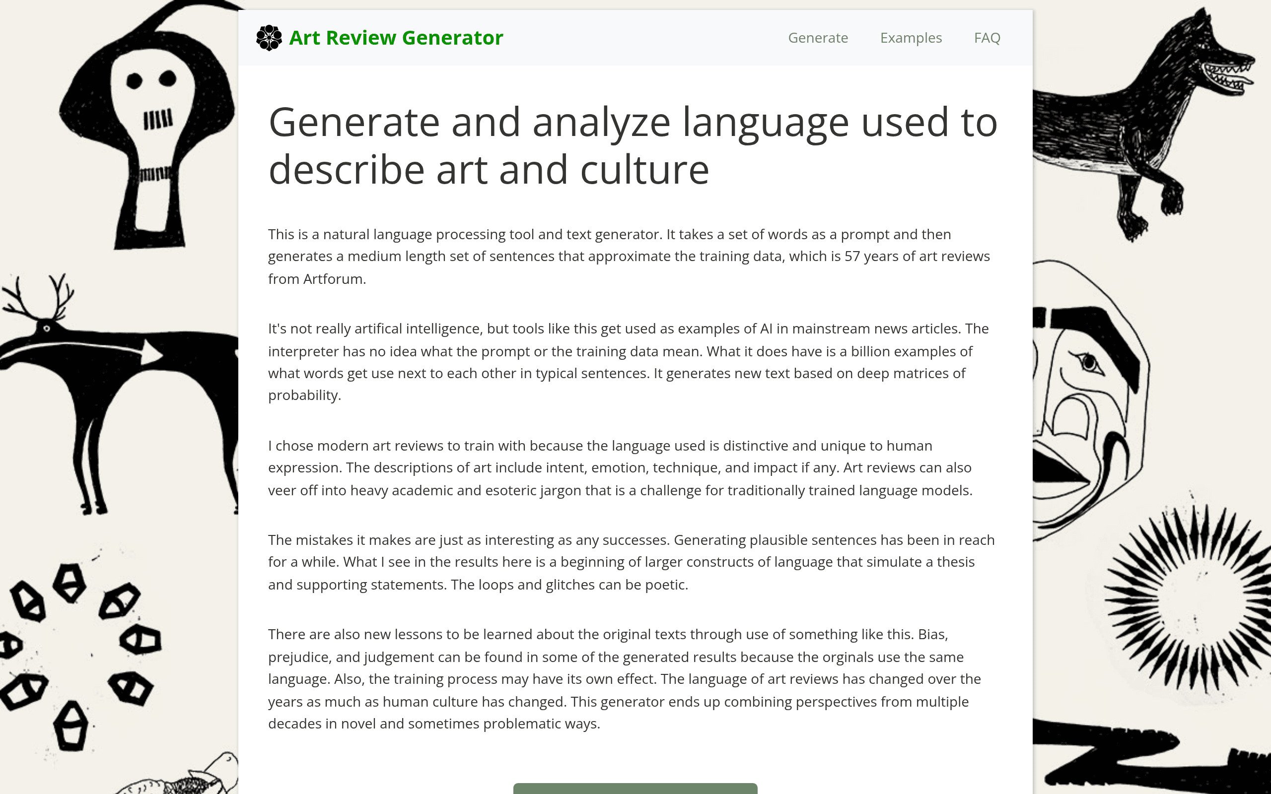 Artreviewgenerator