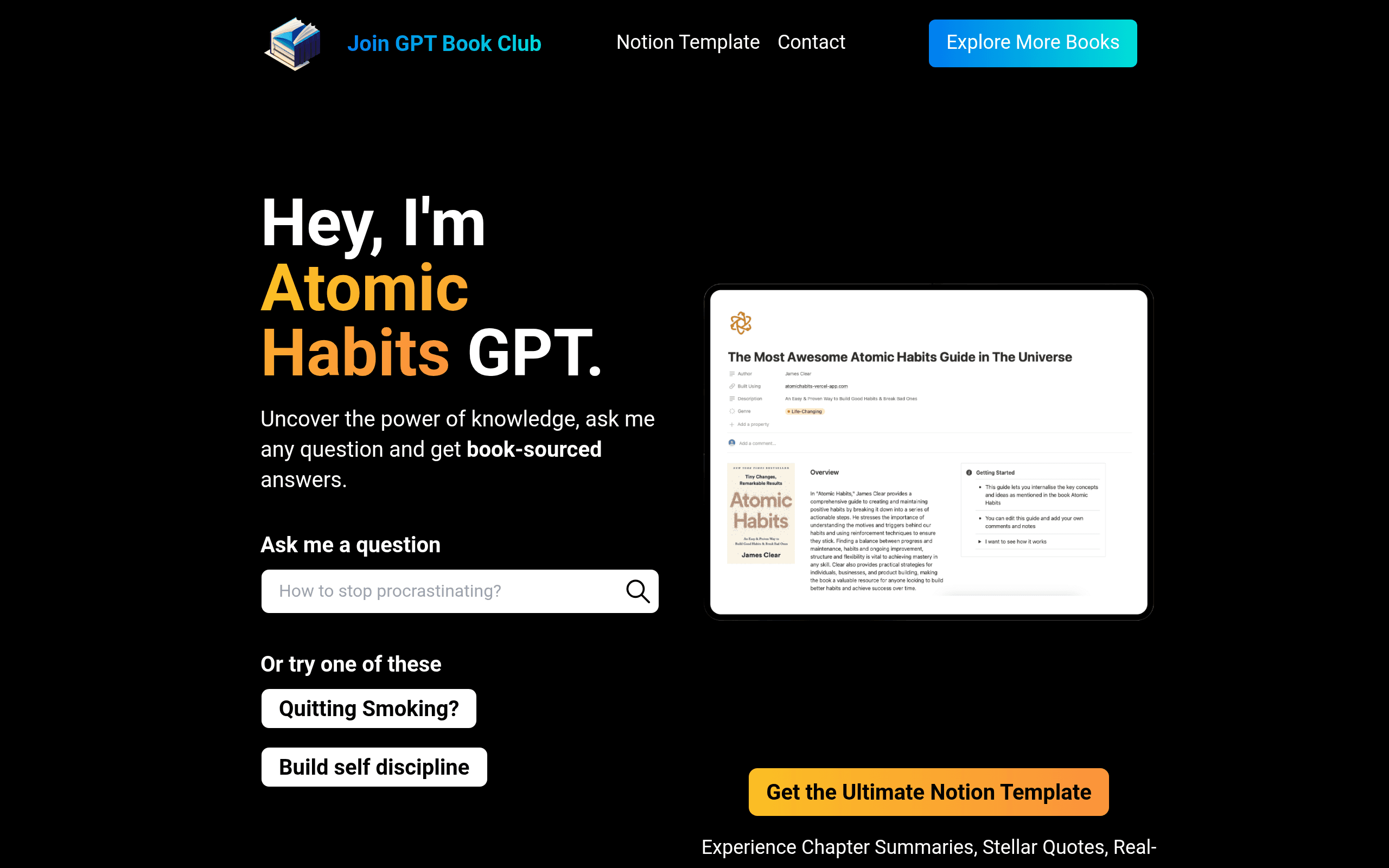 Atomic Habits GPT