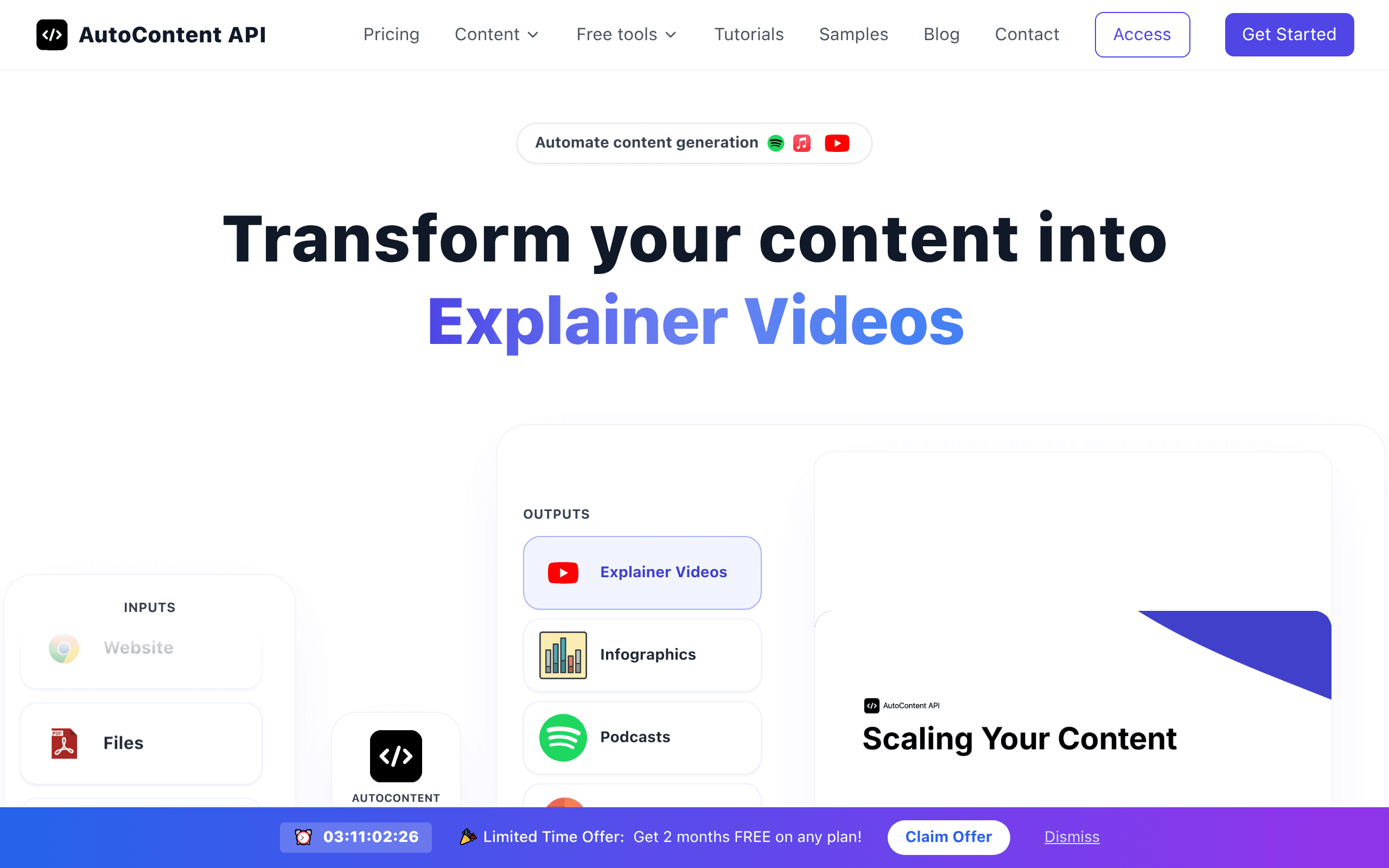AutoContent API