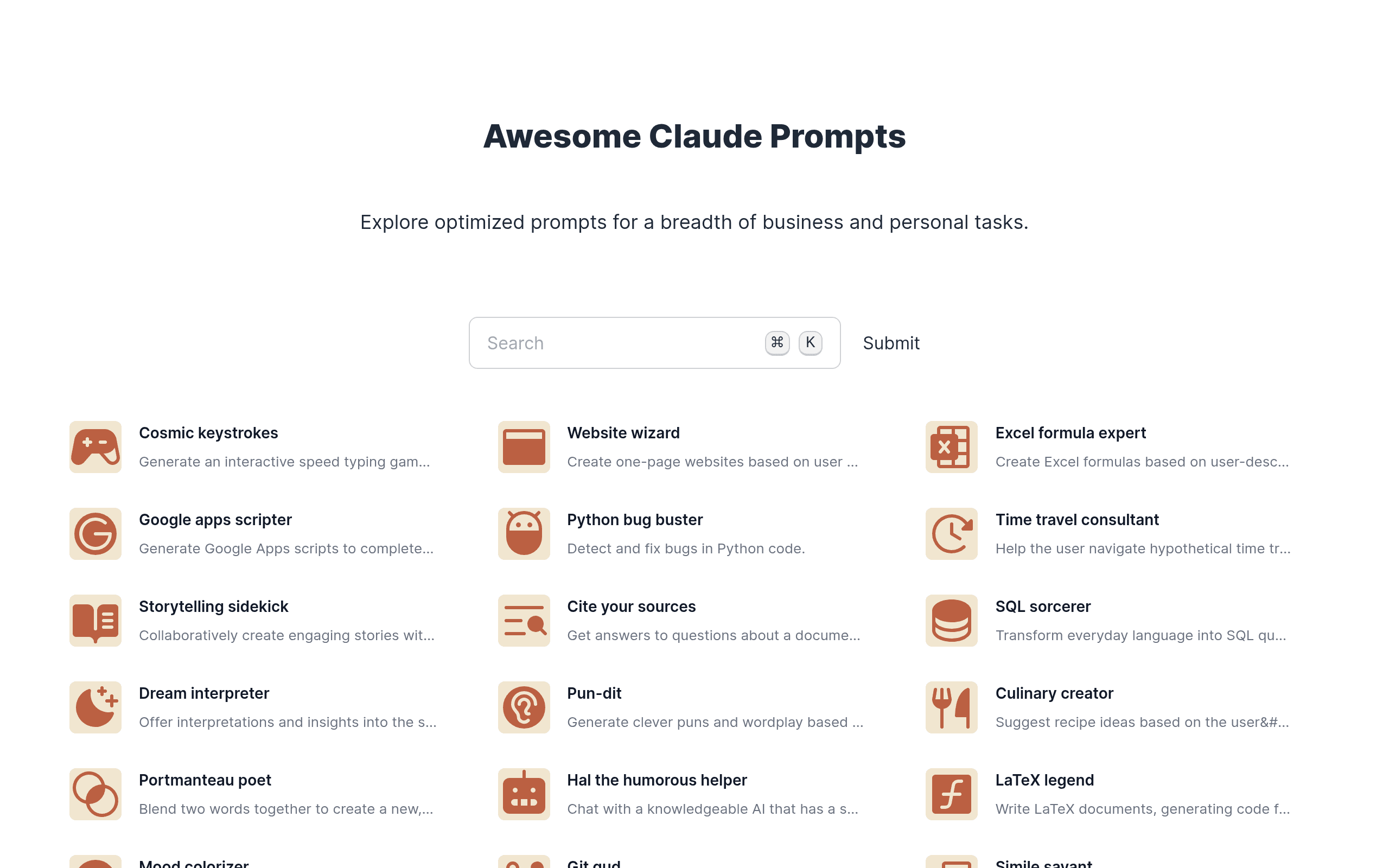 awesome claude prompts