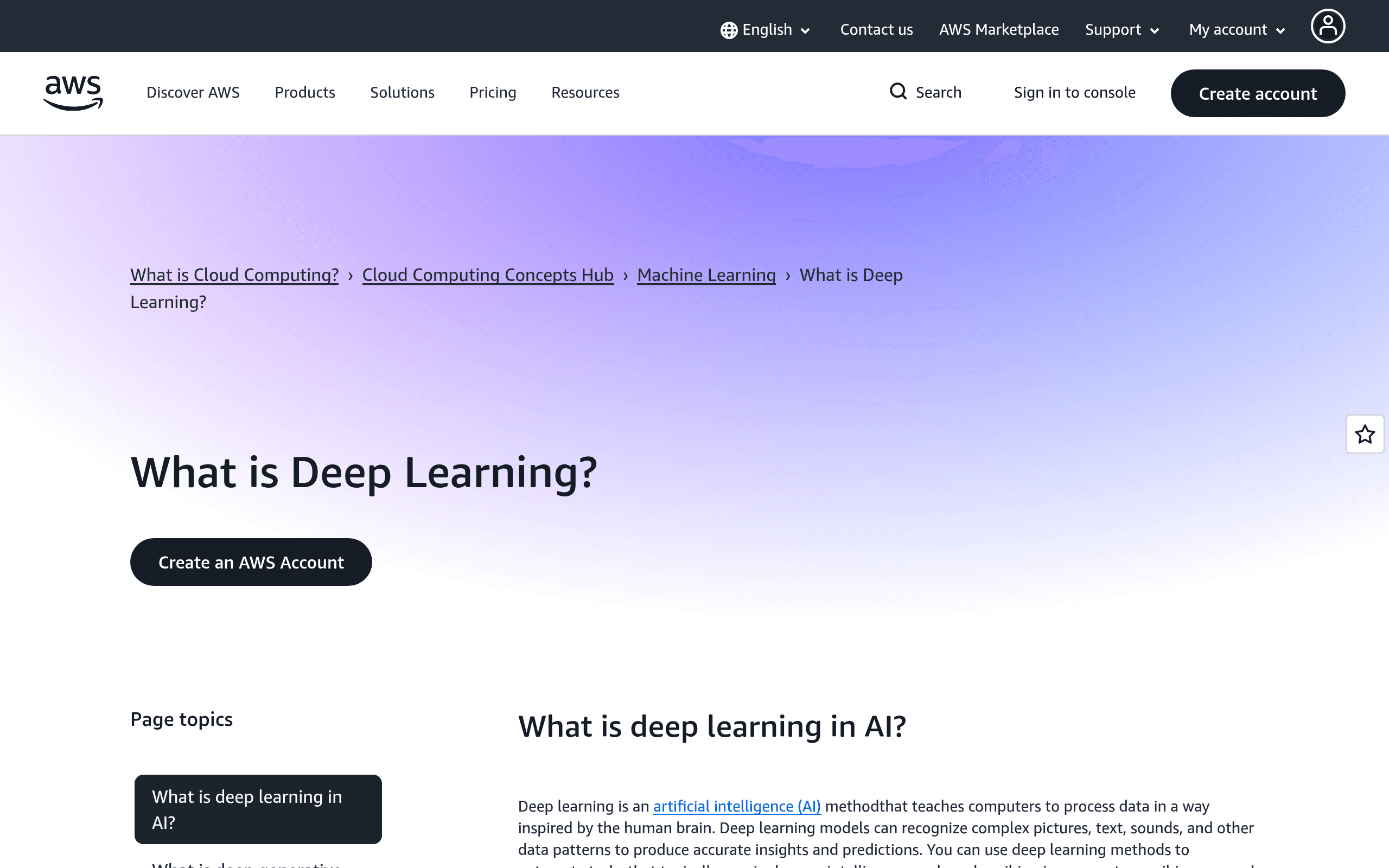 AWS Deep Learning
