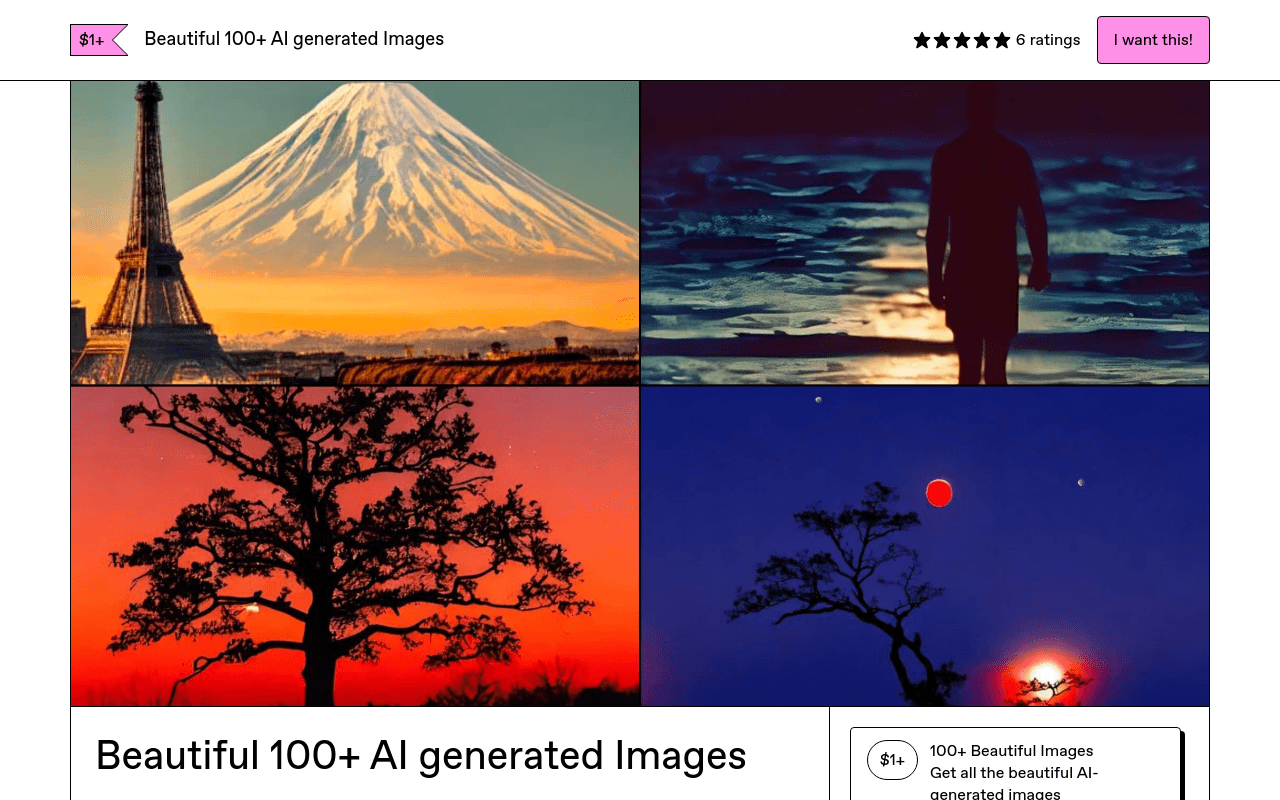 Beautiful 100+ AI generated Images