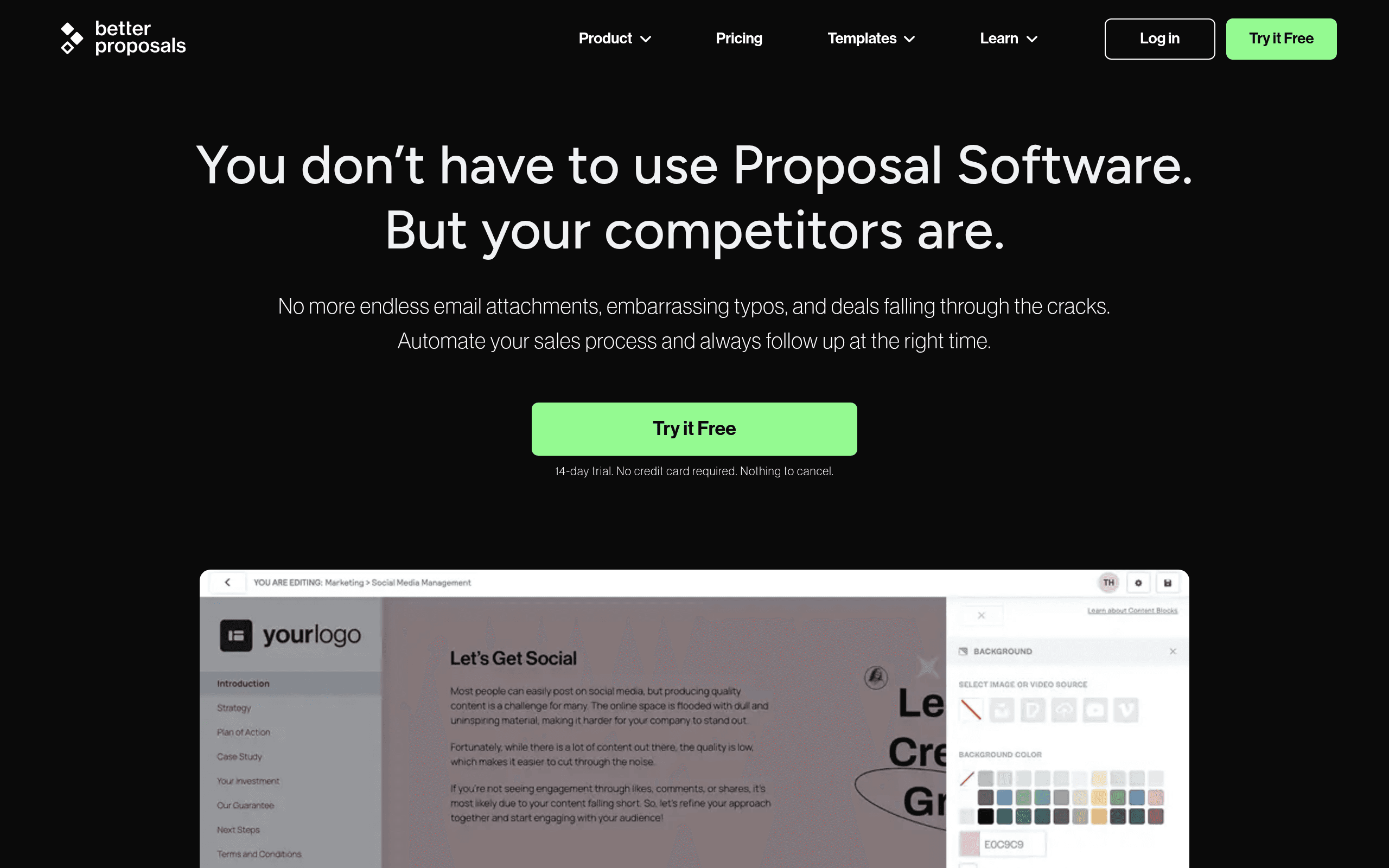 Better Proposals