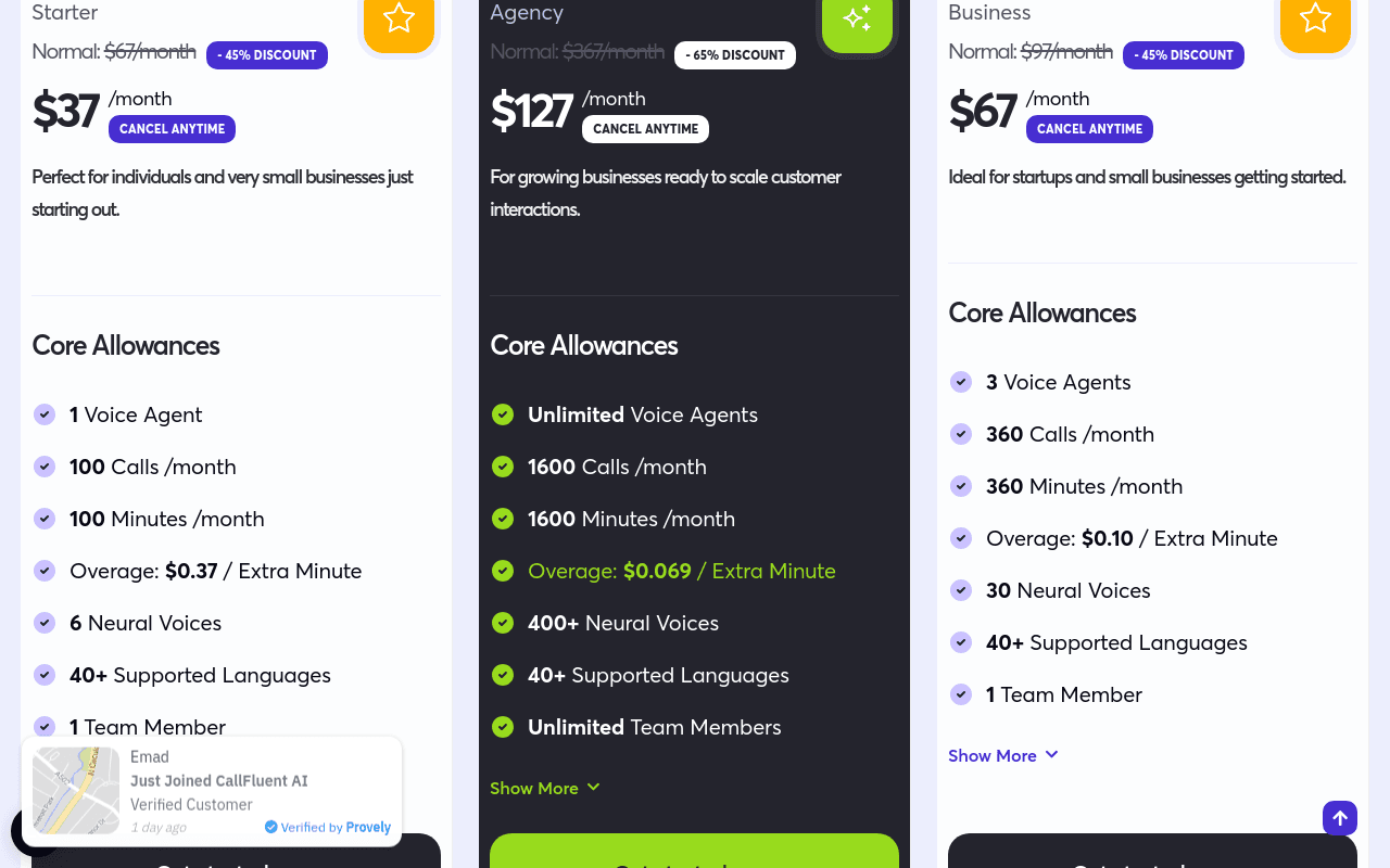 Callfluent ai