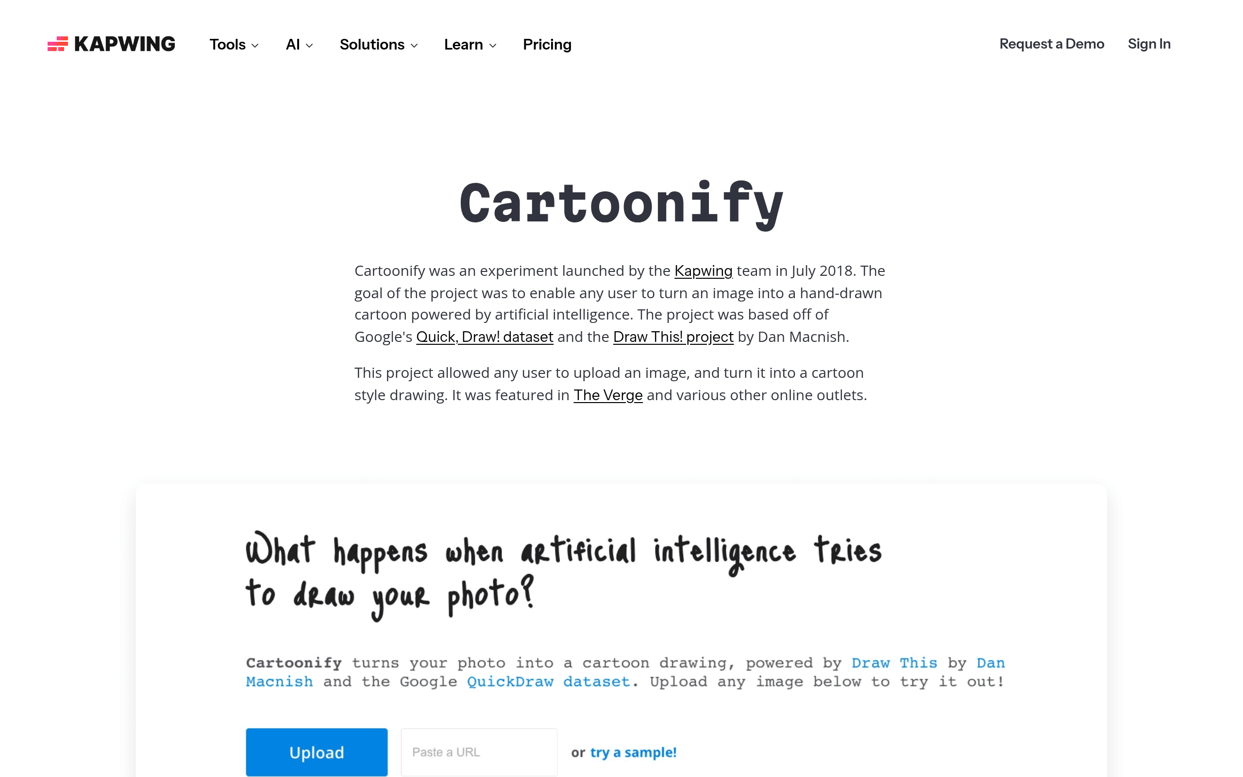Cartoonify