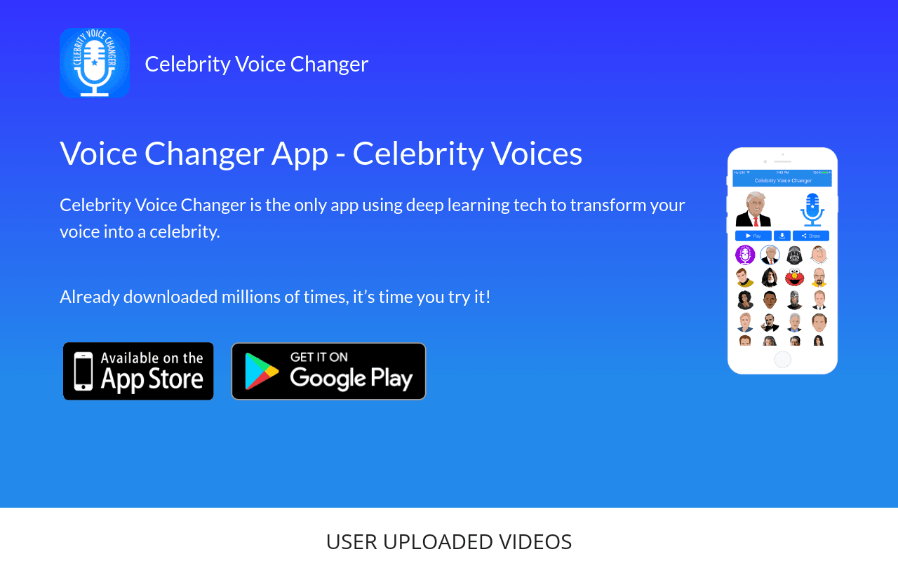 Celebrity Voice Changer