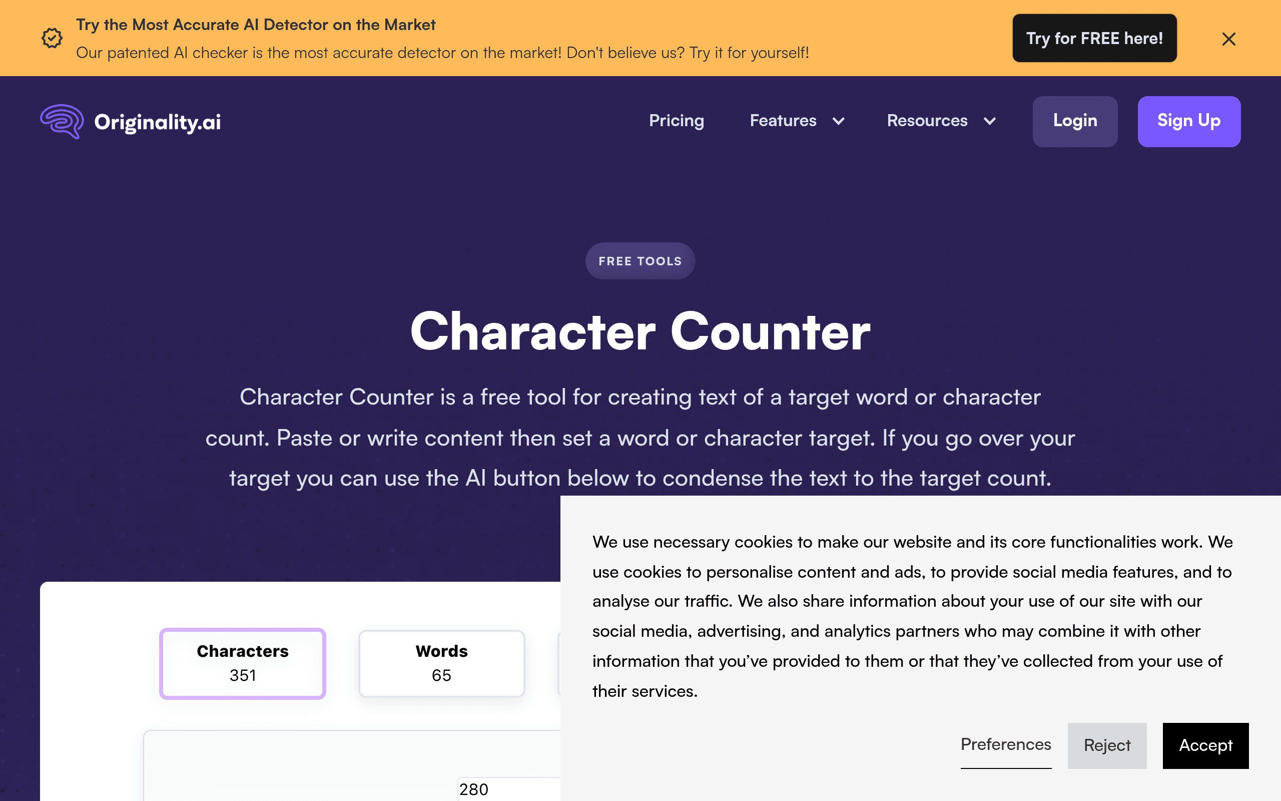 Character Counter