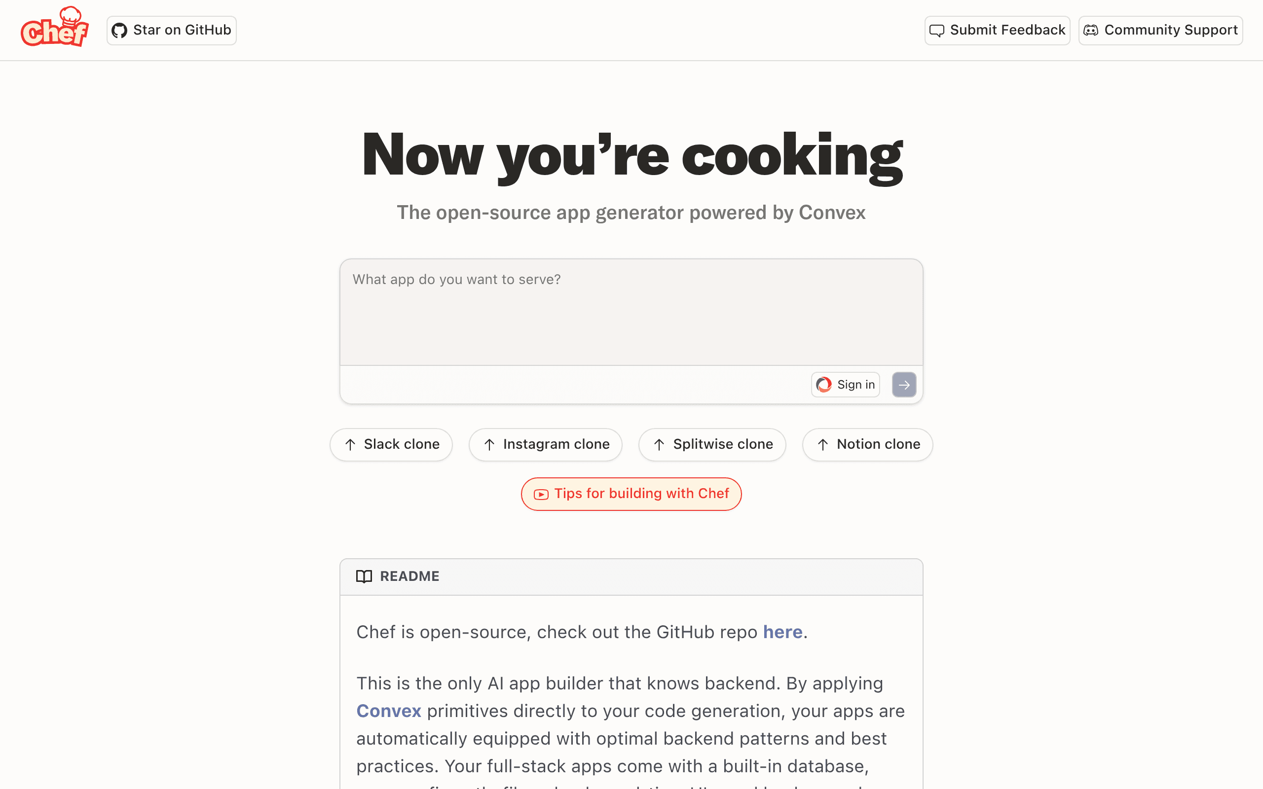 Chef by Convex