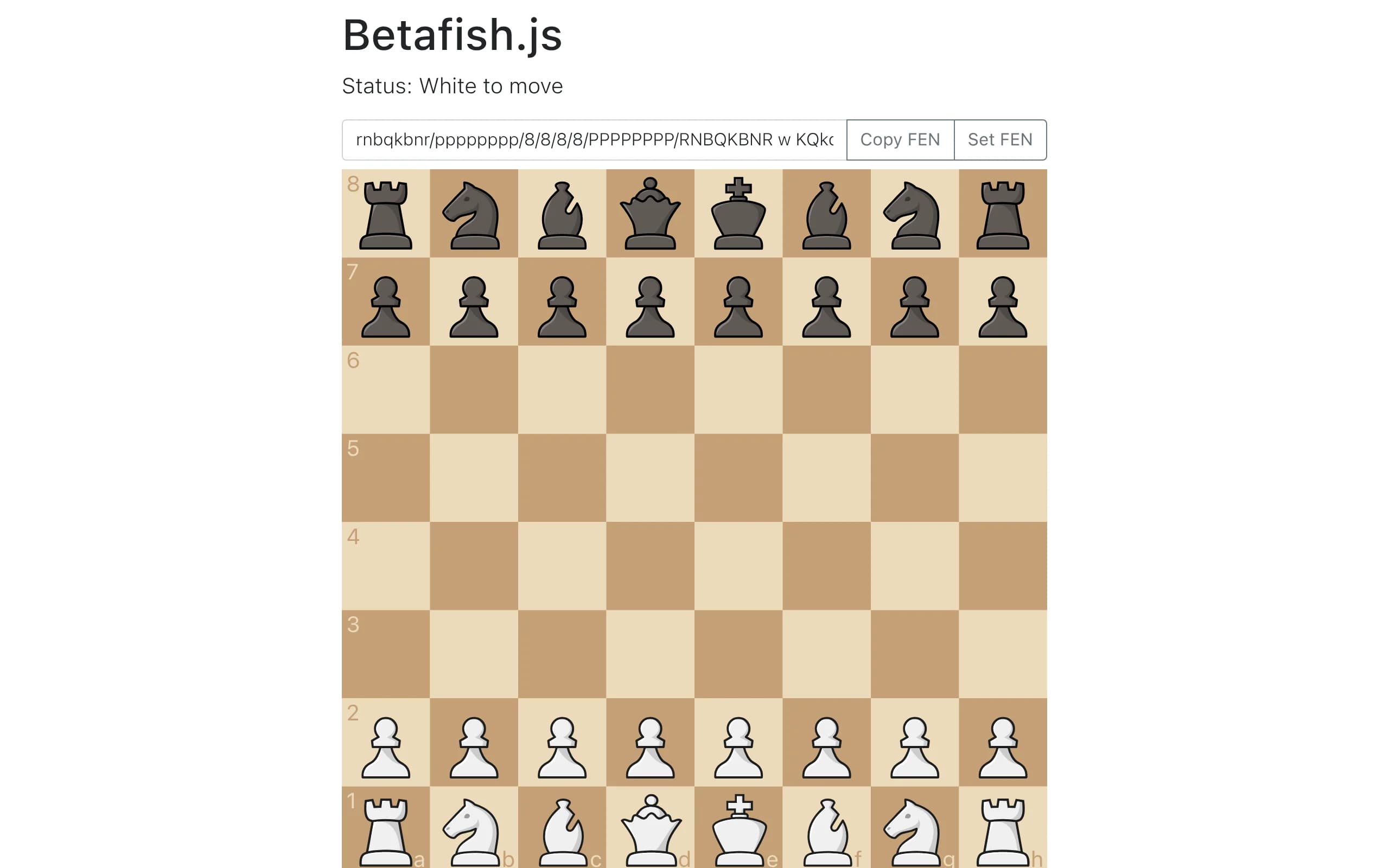 Chess AI
