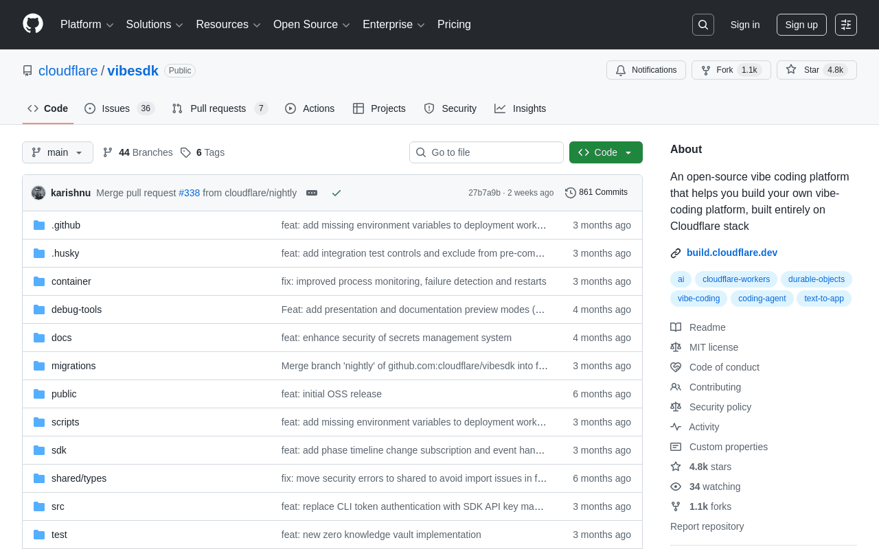 Cloudflare Vibe SDK