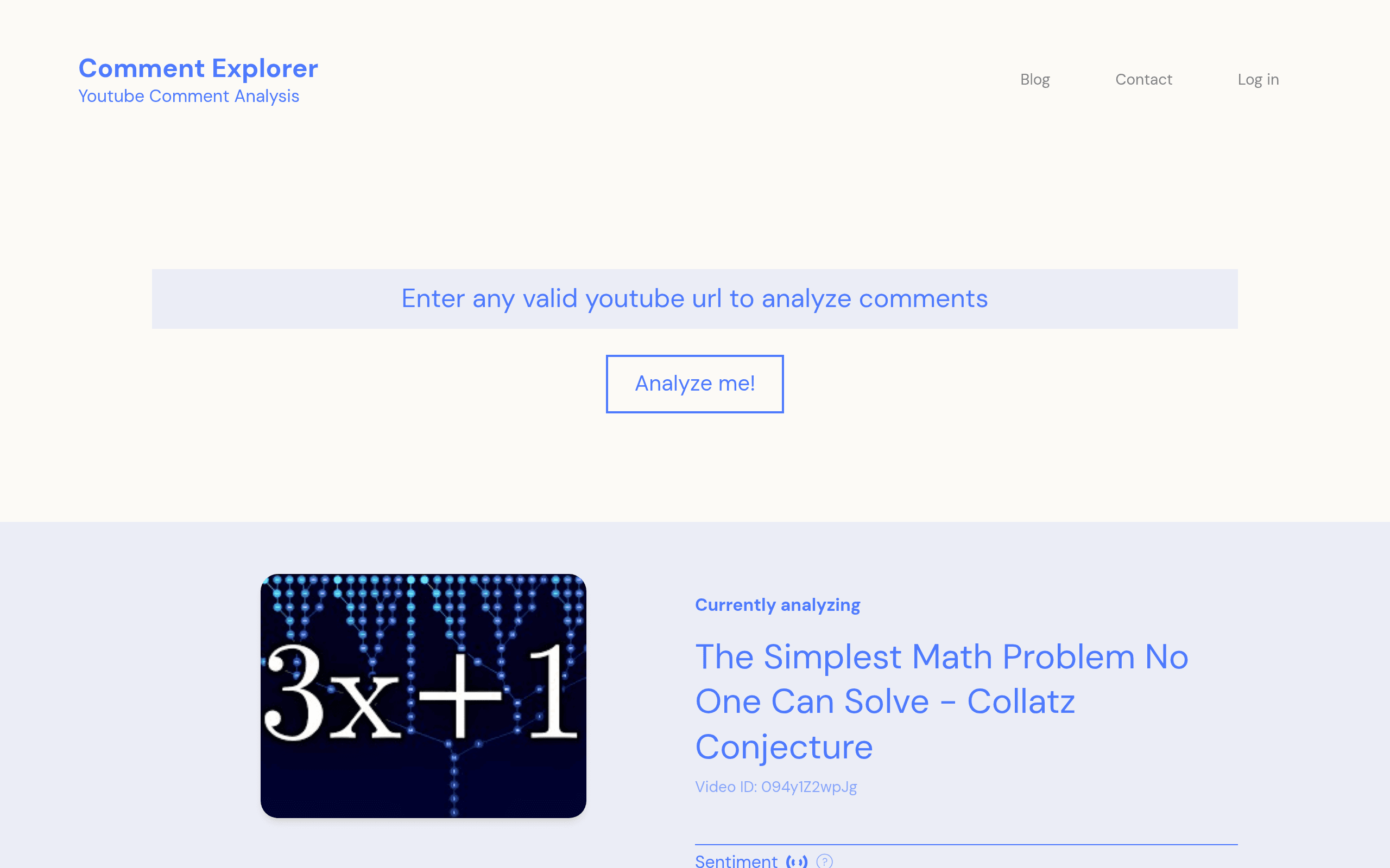 Comment Explorer – Youtube