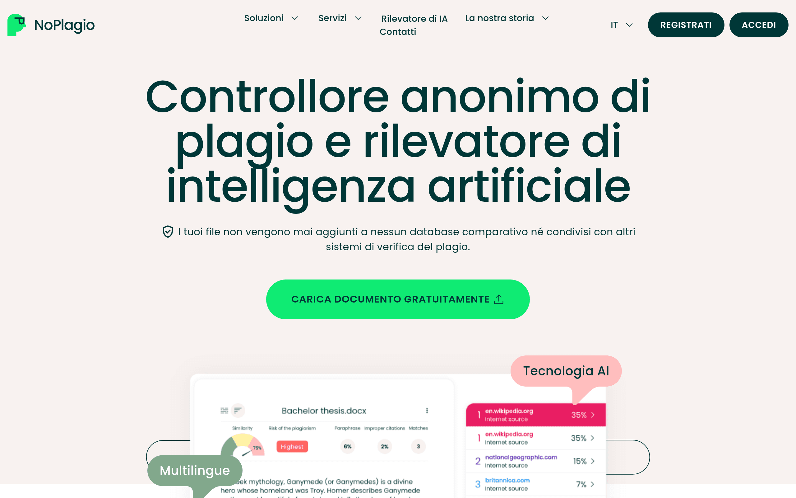Controllo antiplagio