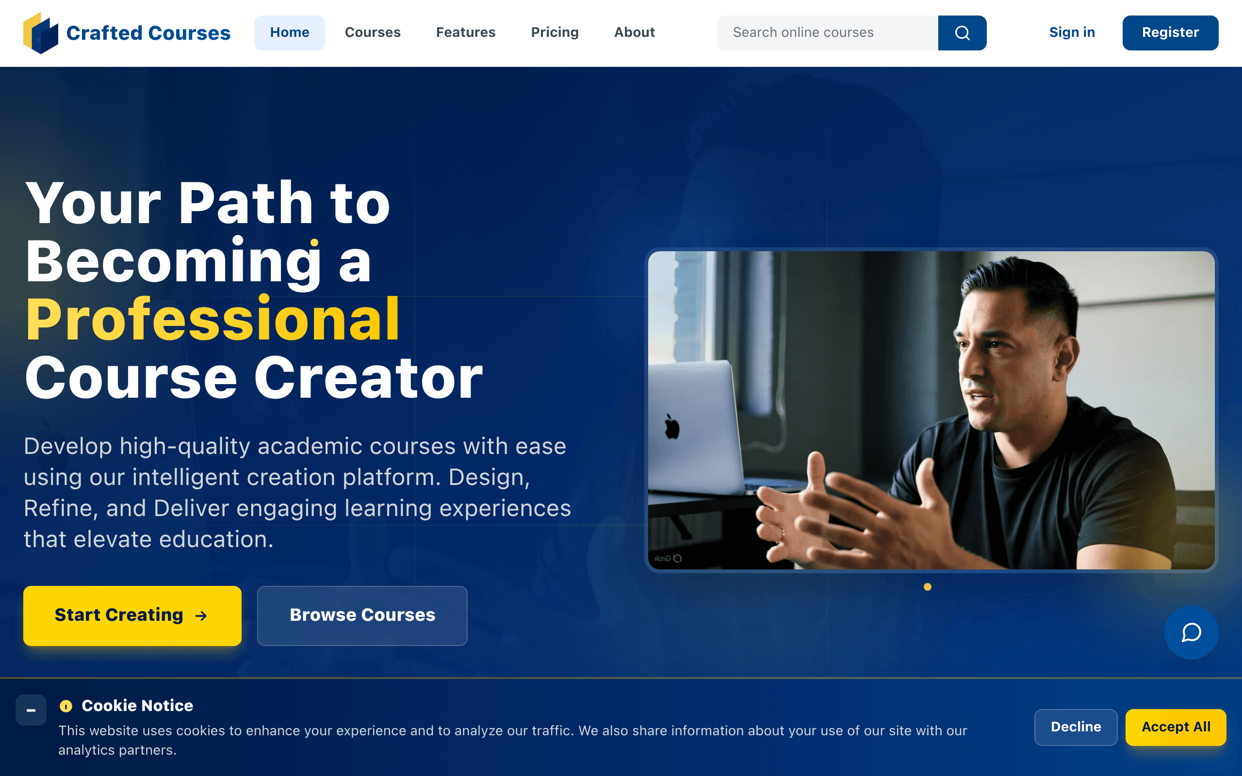 CraftedCourses.io