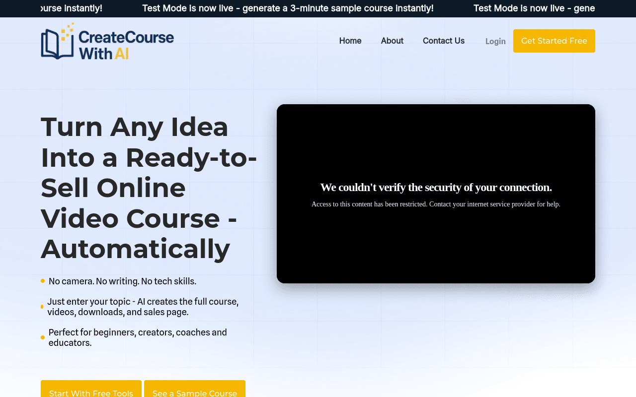 CreateCourseWithAI