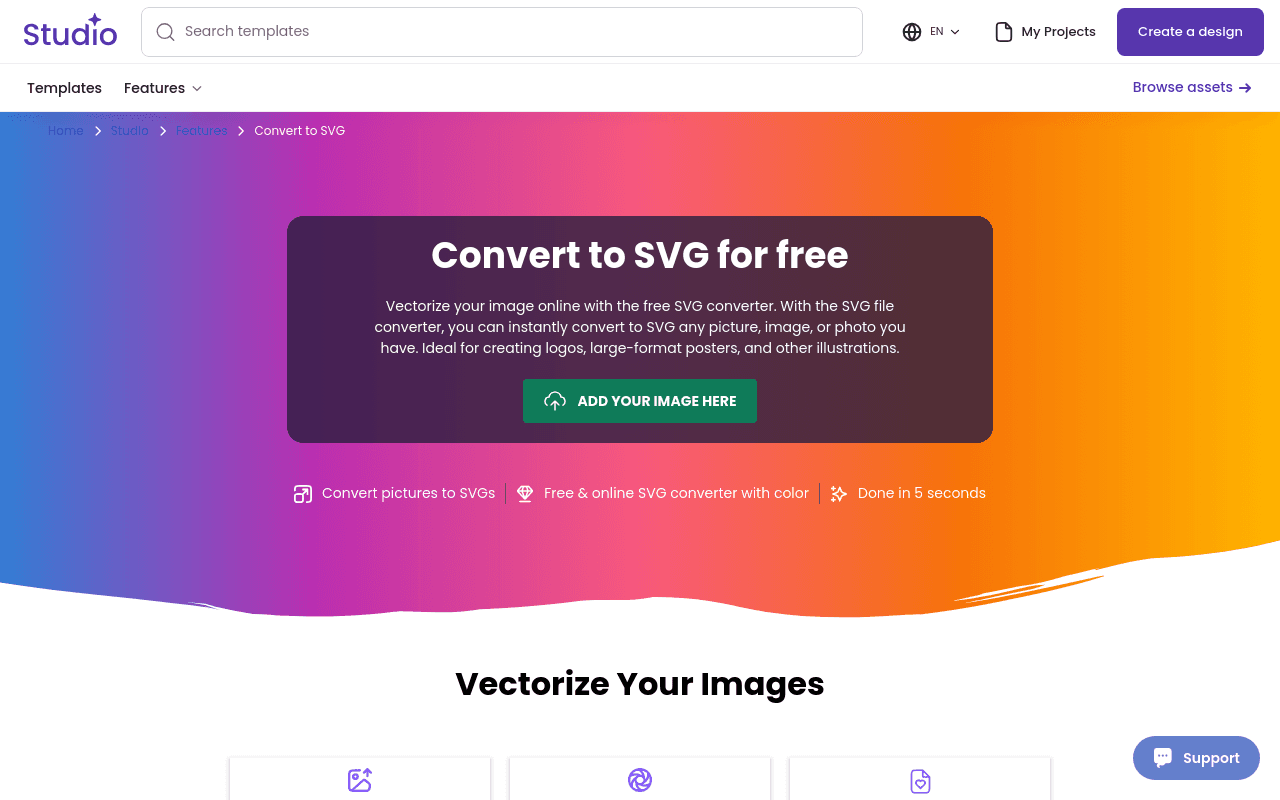 Creative Fabrica PNG to SVG Converter