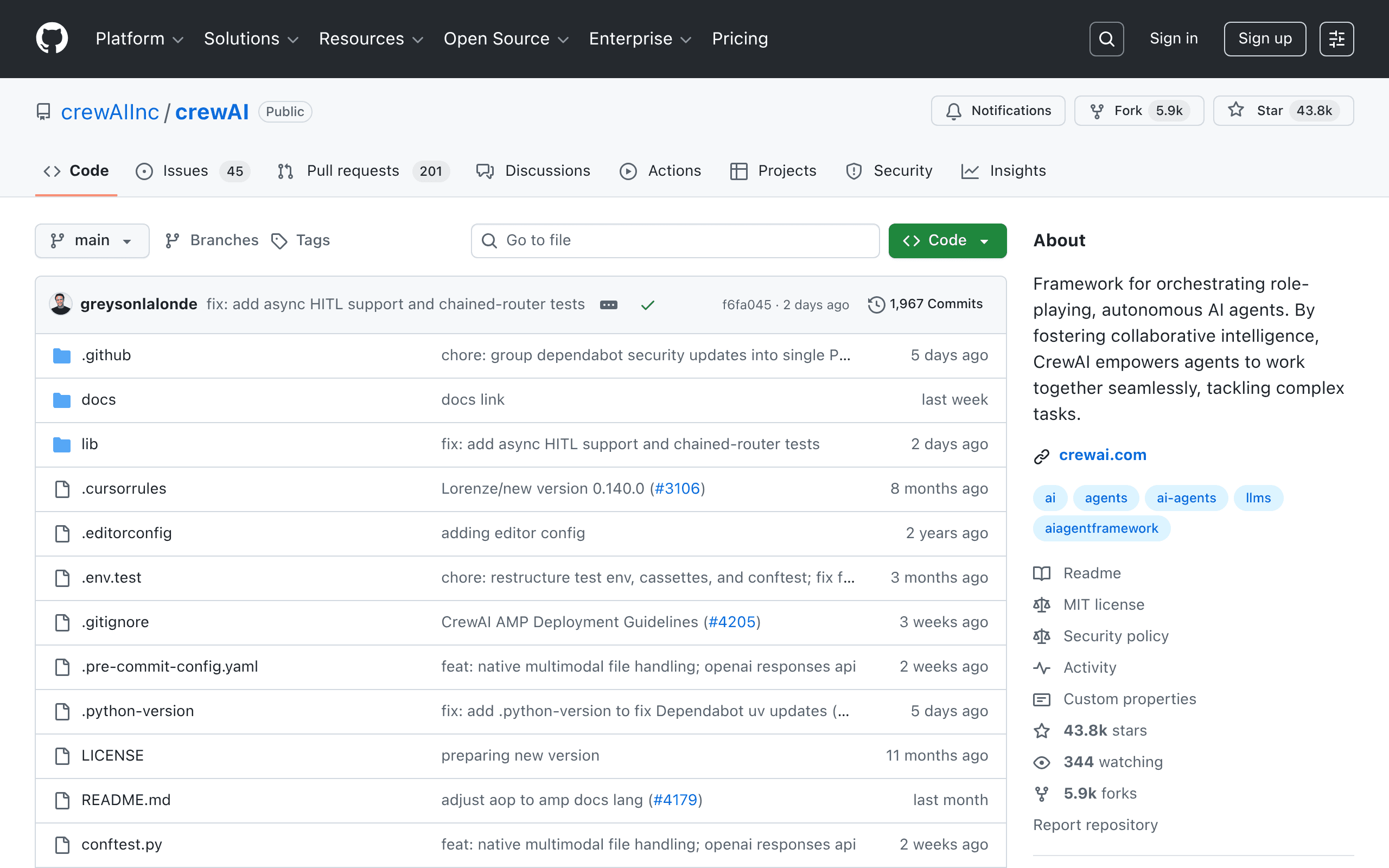 CrewAI Github