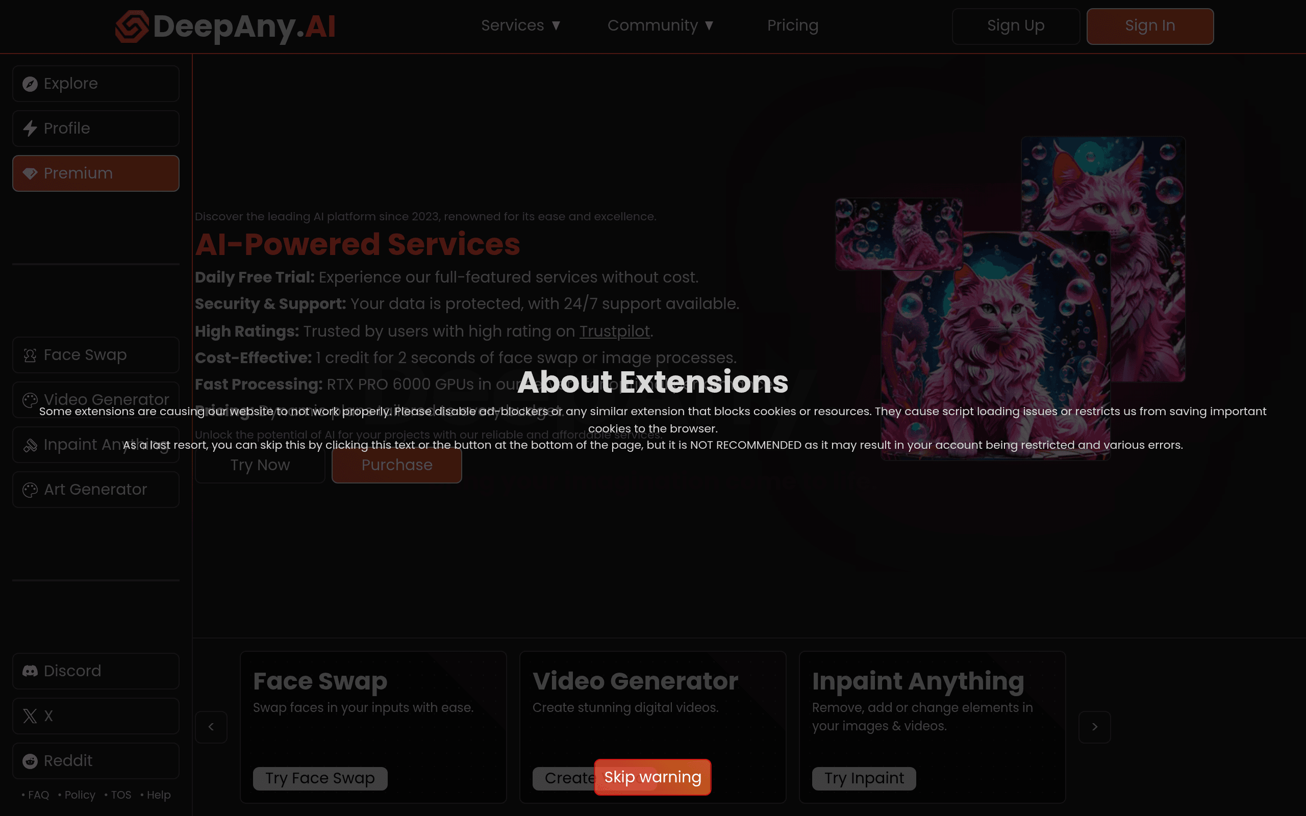 DeepAny.AI: Next-Gen AI Face Swap, DeepFake, DeepNude & Nudifier Suite
