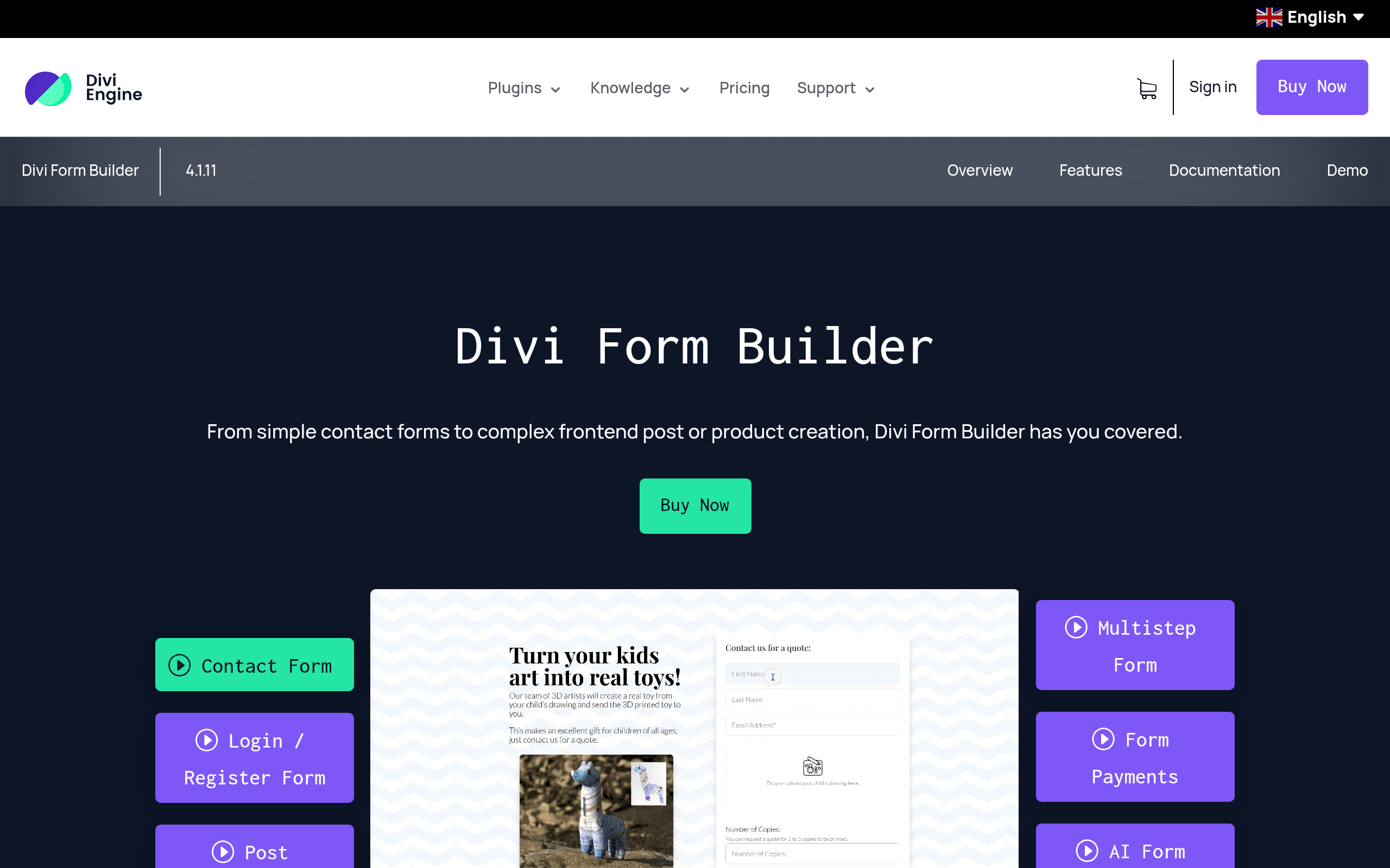 Divi Form Builder