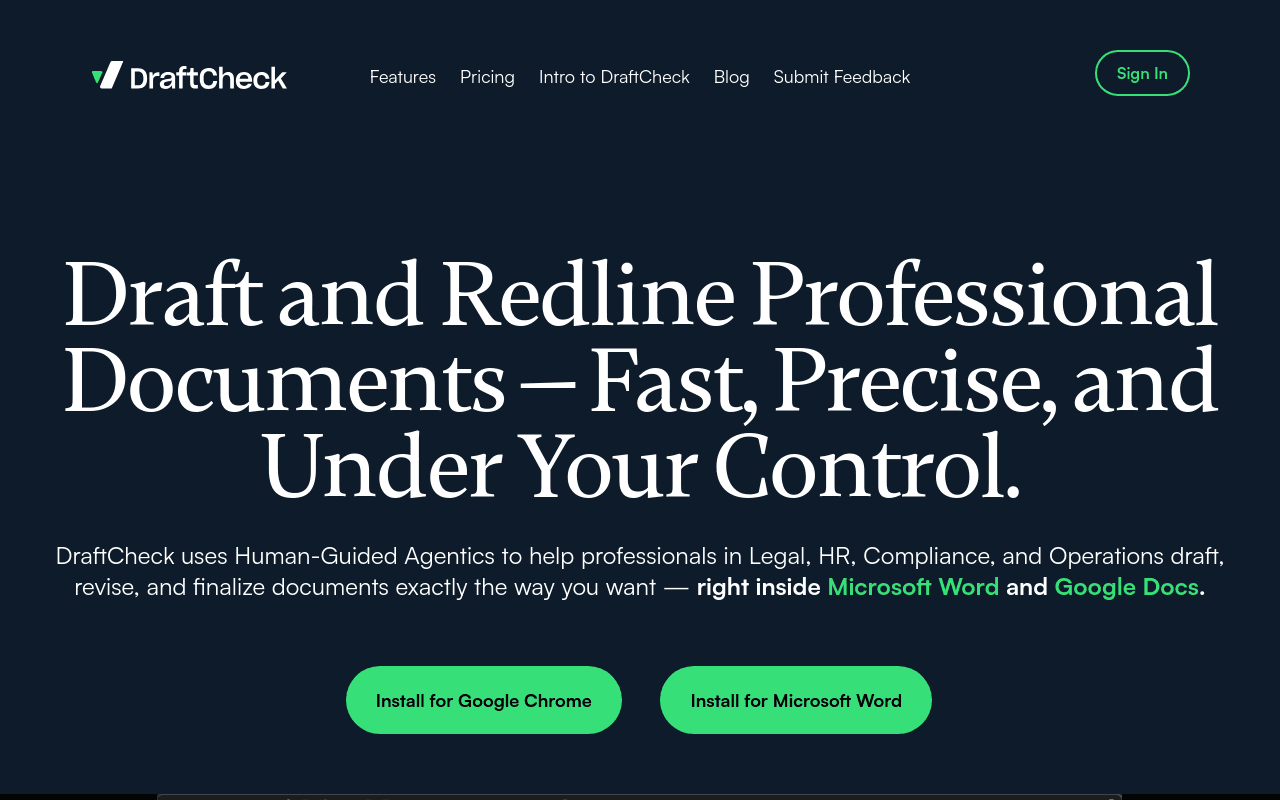 DraftCheck