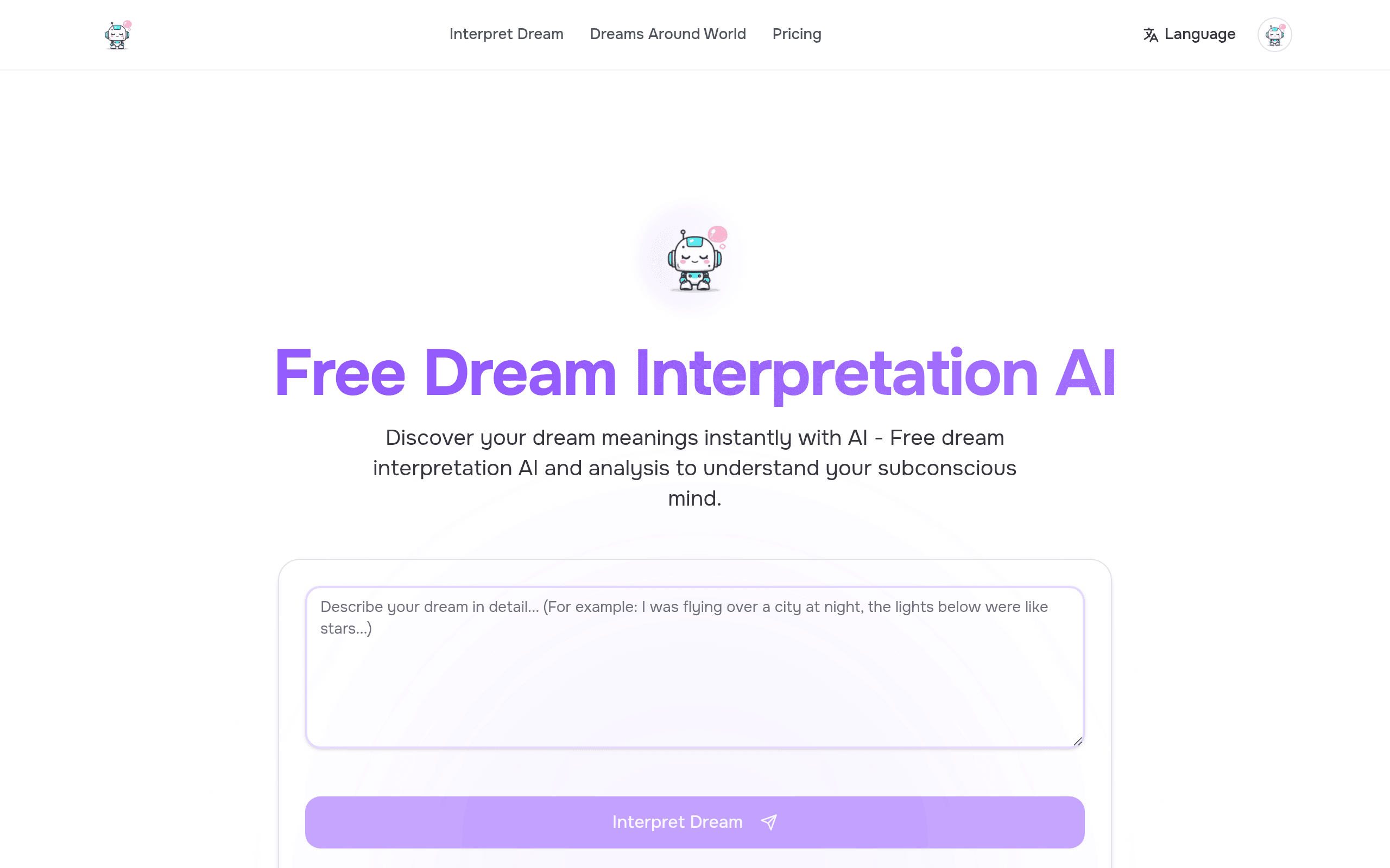 Dream Interpretation AI
