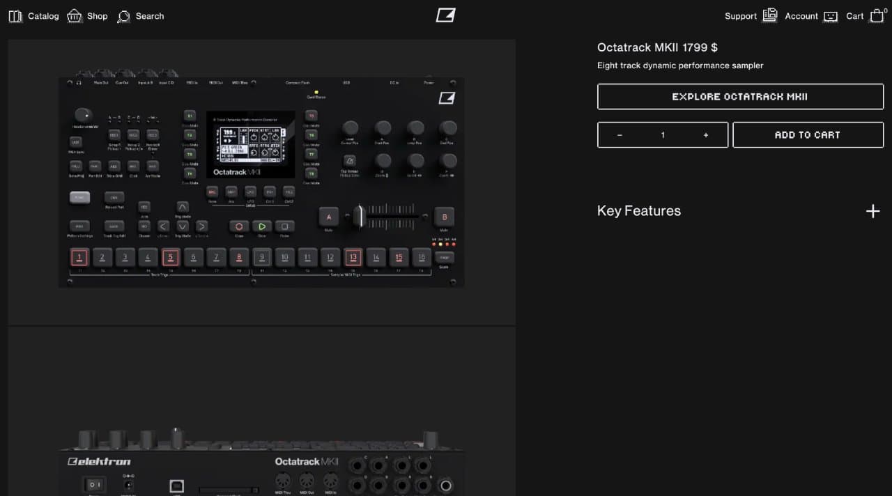 Elektron Octatrack MKII