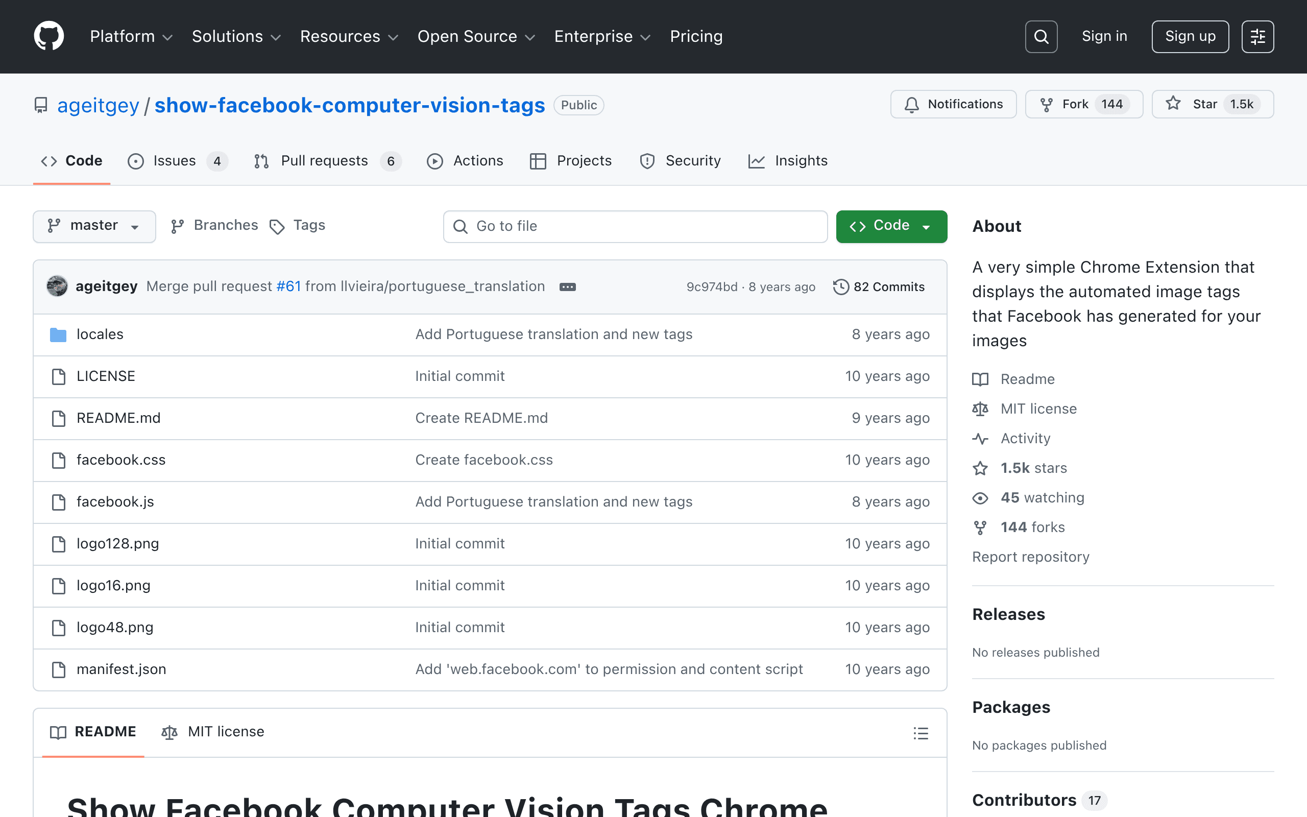 Facebook Computer Vision Tags