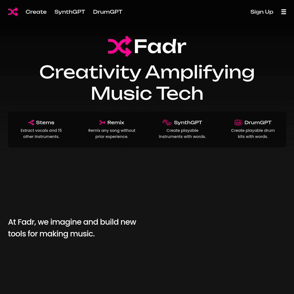 Fadr - AI Music Maker
