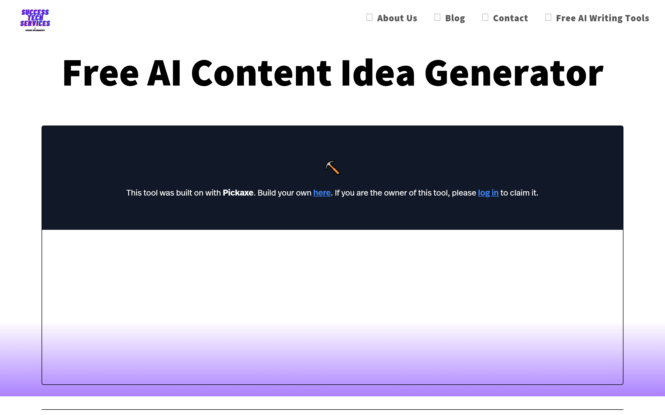 Free AI Content Idea Generator