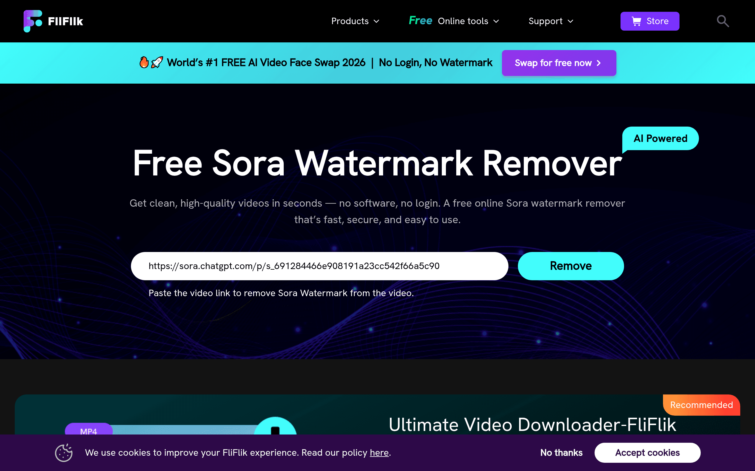 Free AI Sora Watermark Remover
