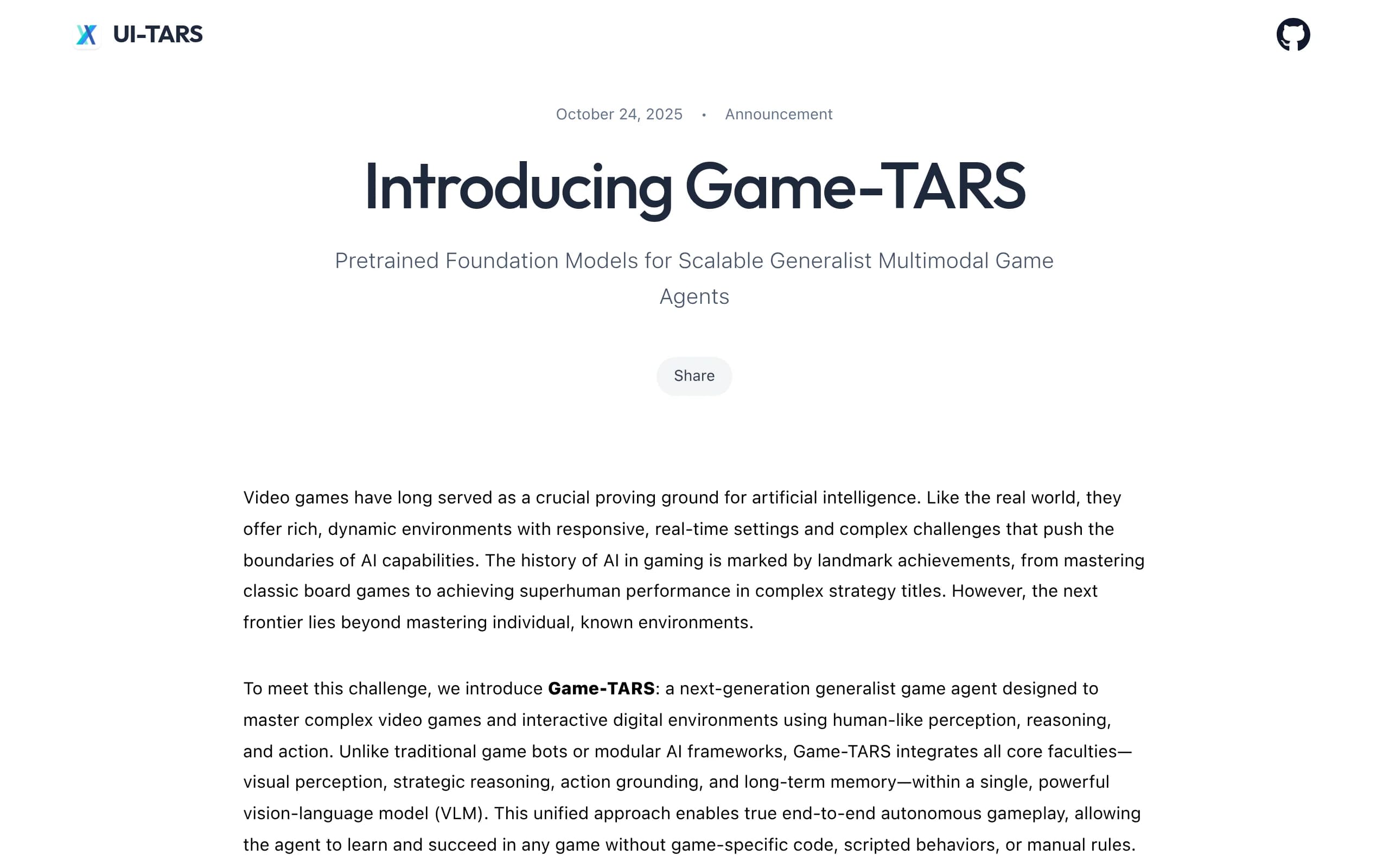 Game-TARS